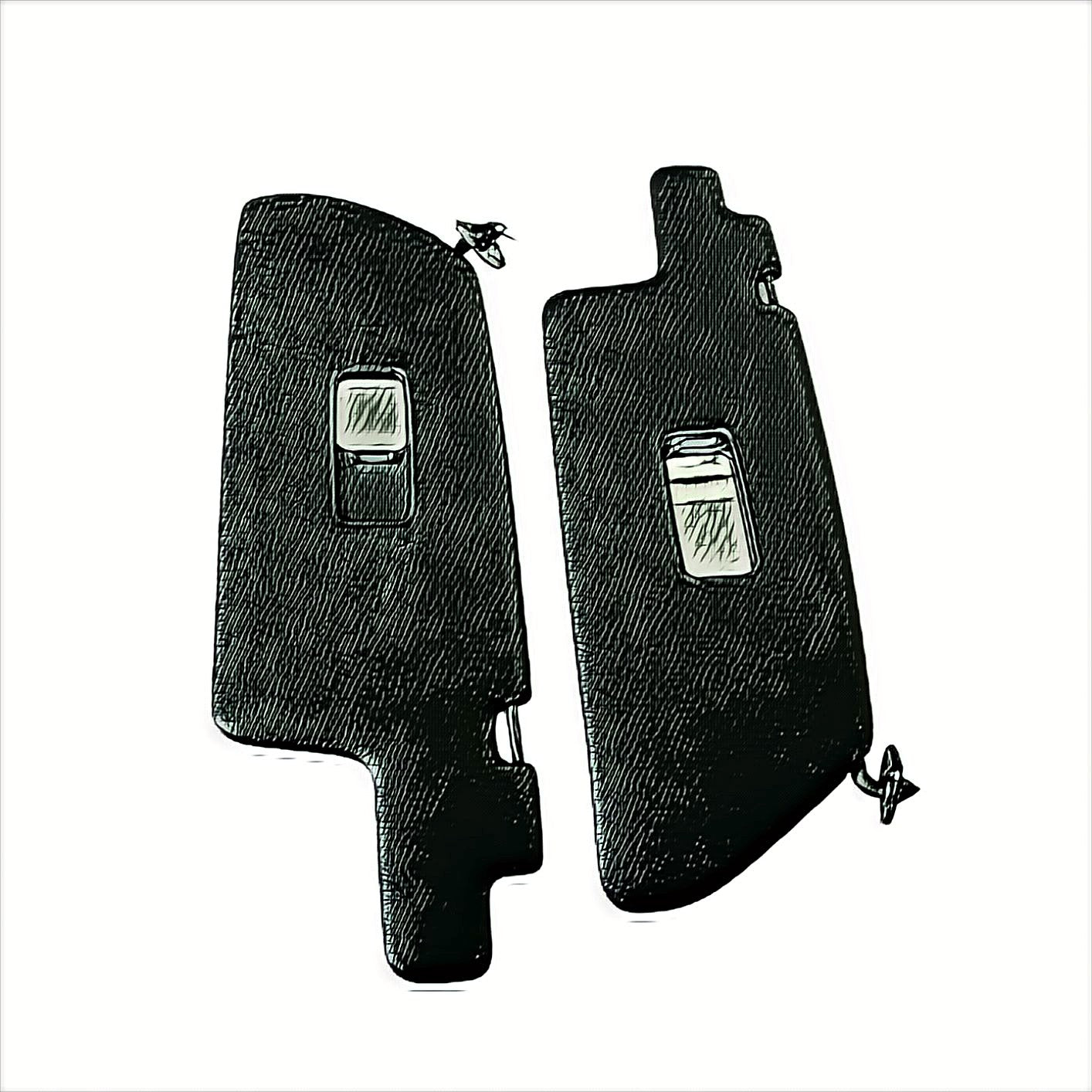 2 New Indian Red Porsche 986 Boxster Seat Belts 1997-2001 - TRW/REPA, Made In Germany