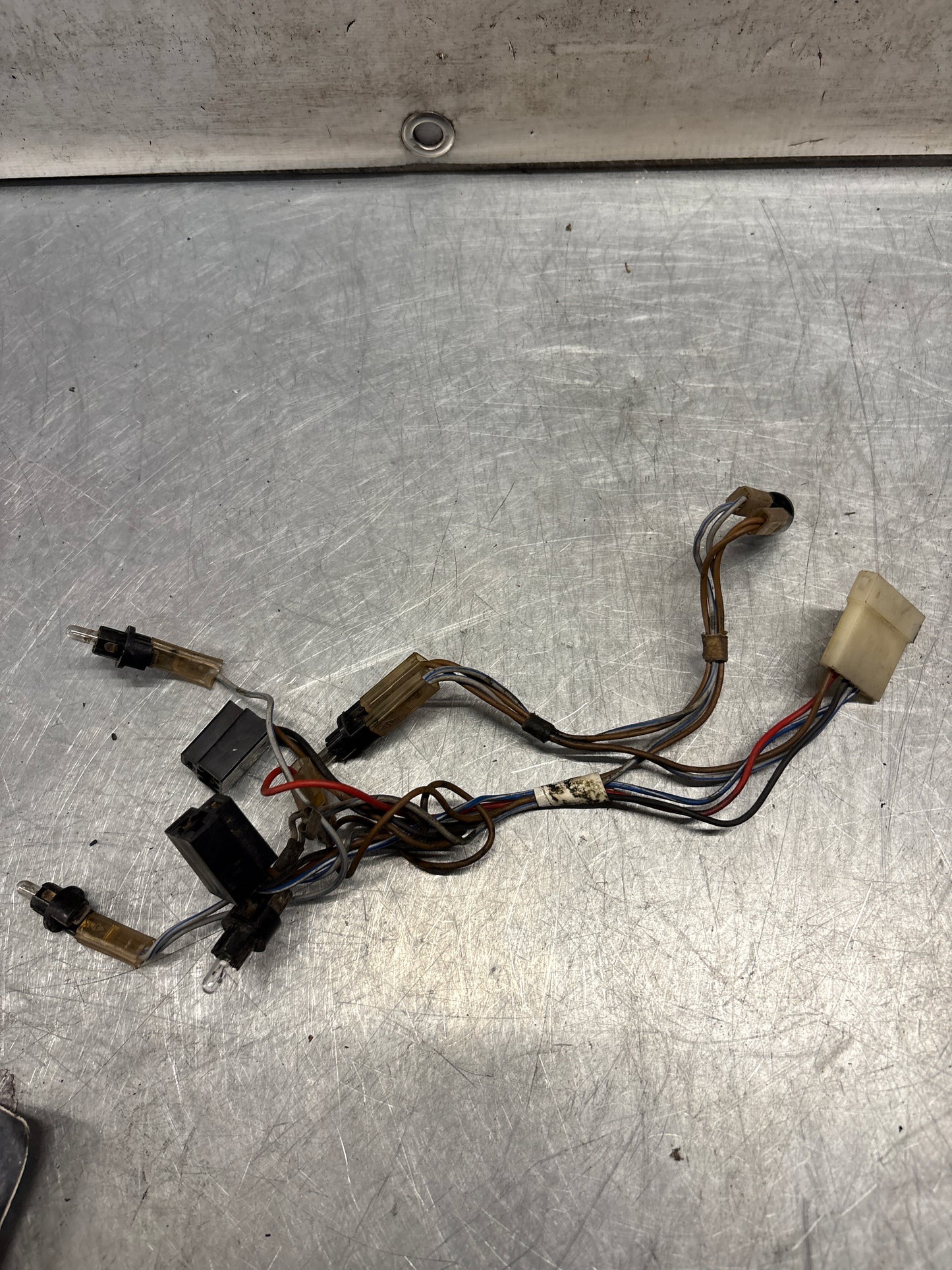 Porsche 924 76-79 instrument wiring harness, used 477971051
