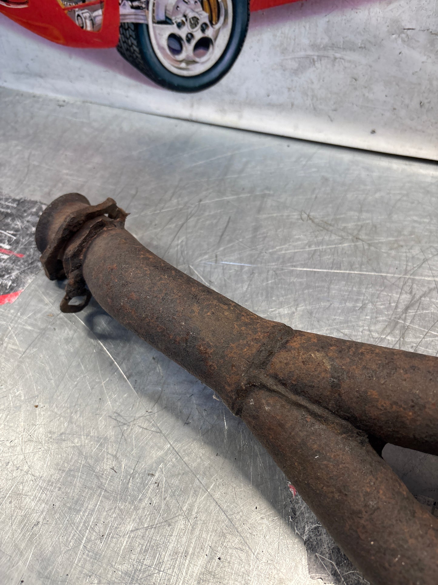 Porsche 924 exhaust pipe, used LHD only! 477253101H