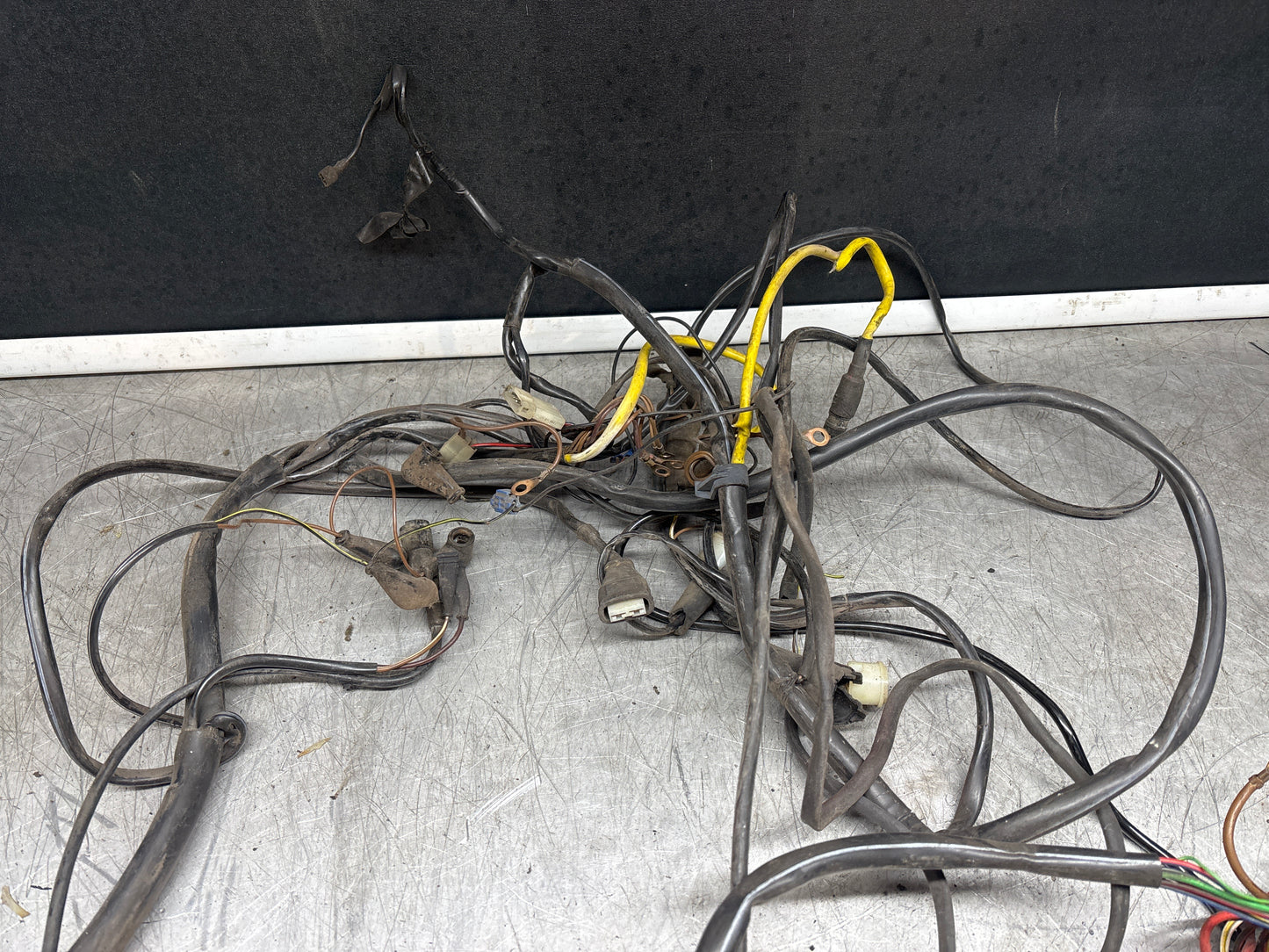 Porsche 944 RHD engine bay wiring loom, fair condition for Square dash cars, used