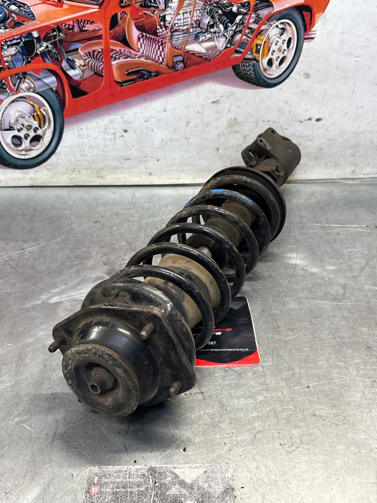 Porsche 924 Turbo / early 944 front shock absorber, used 94434303103211