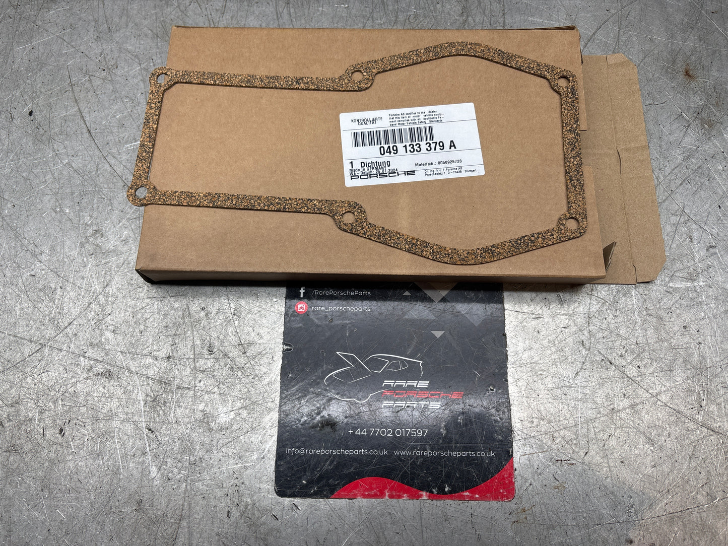 Porsche 924 fuel metering head gasket, new, genuine, 049133379A