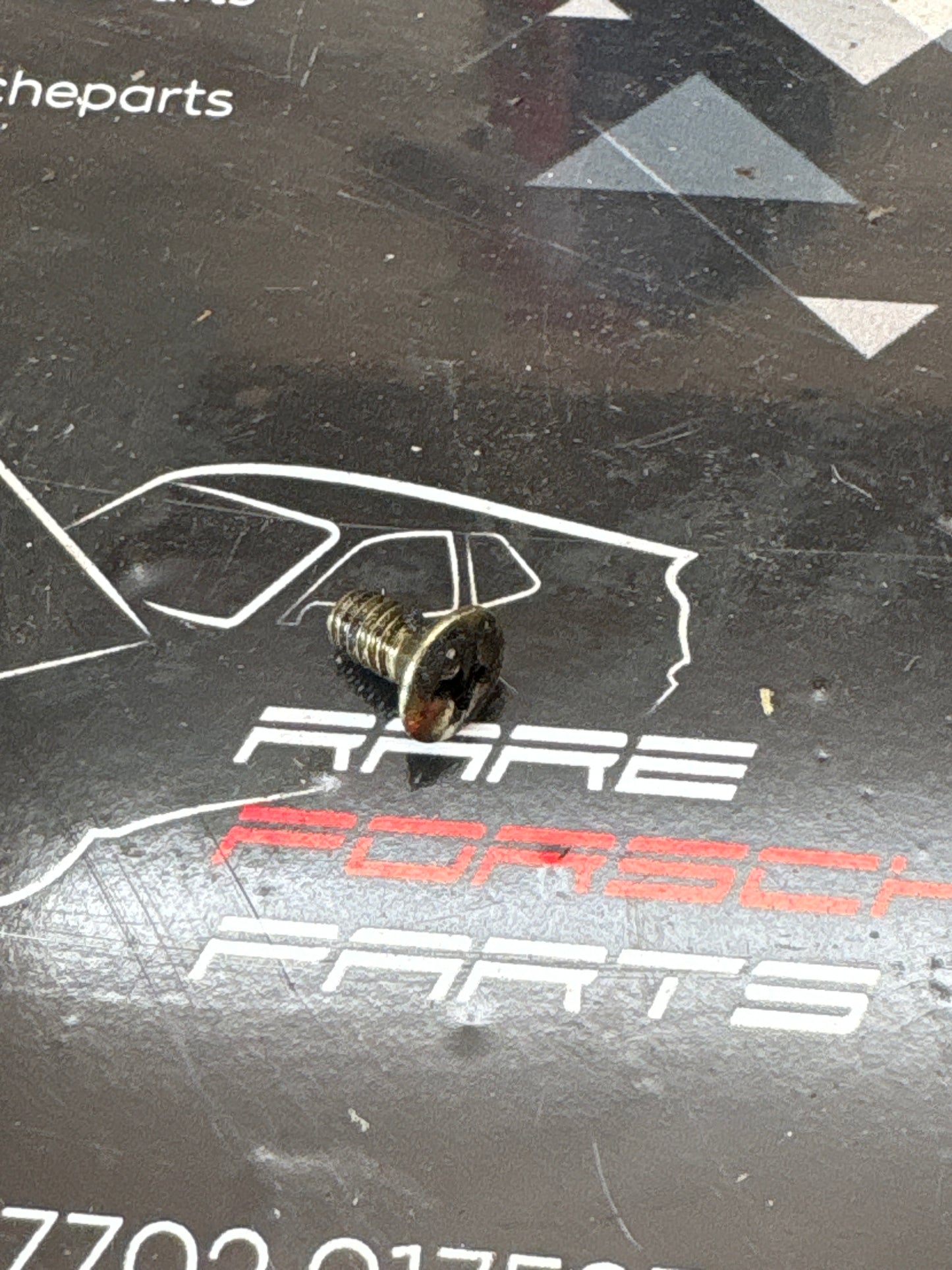 Porsche 924 944 outer door handle lock cylinder fixing bolt, used