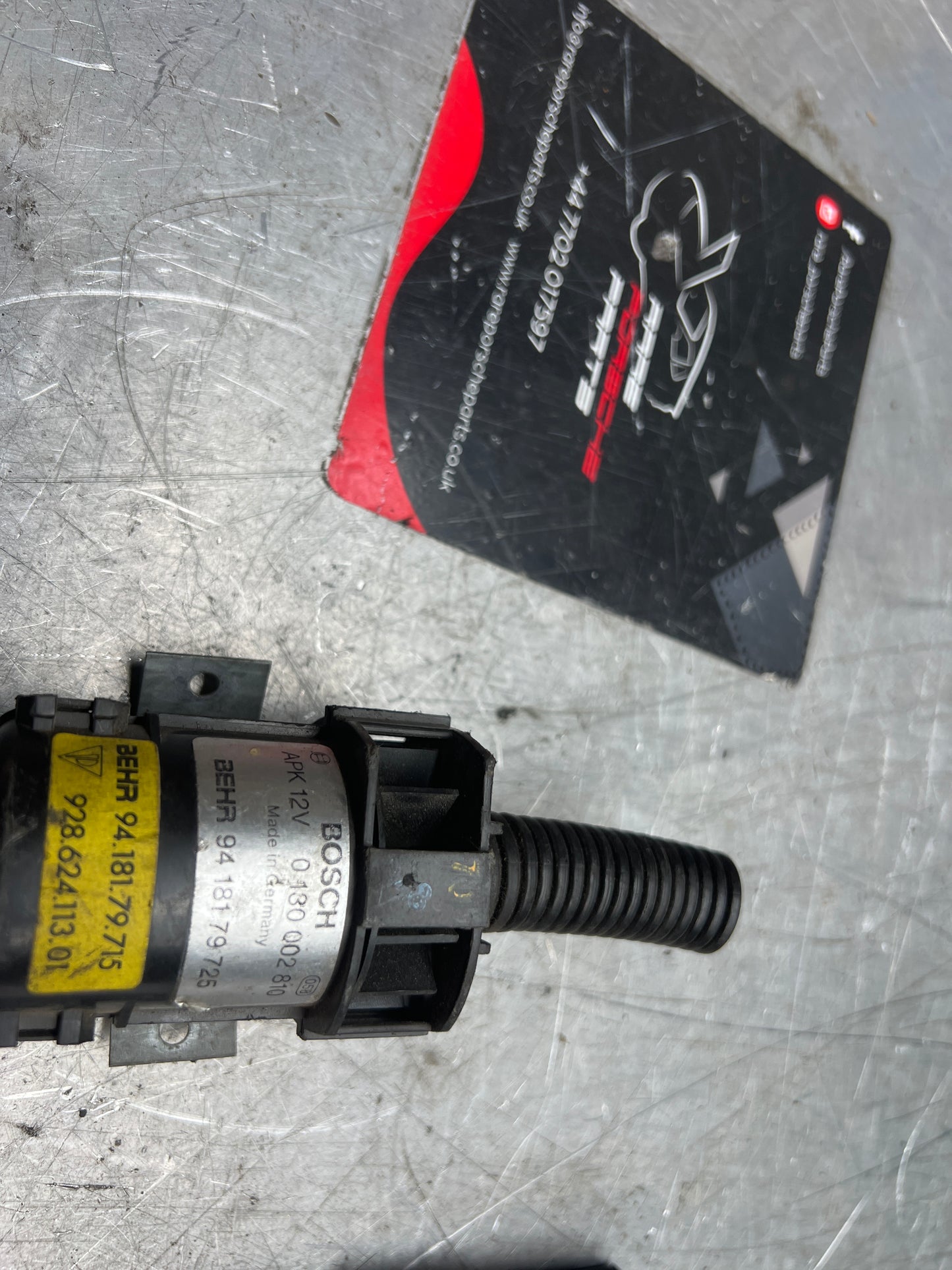 Porsche 928 air blower fan, used 0130002810