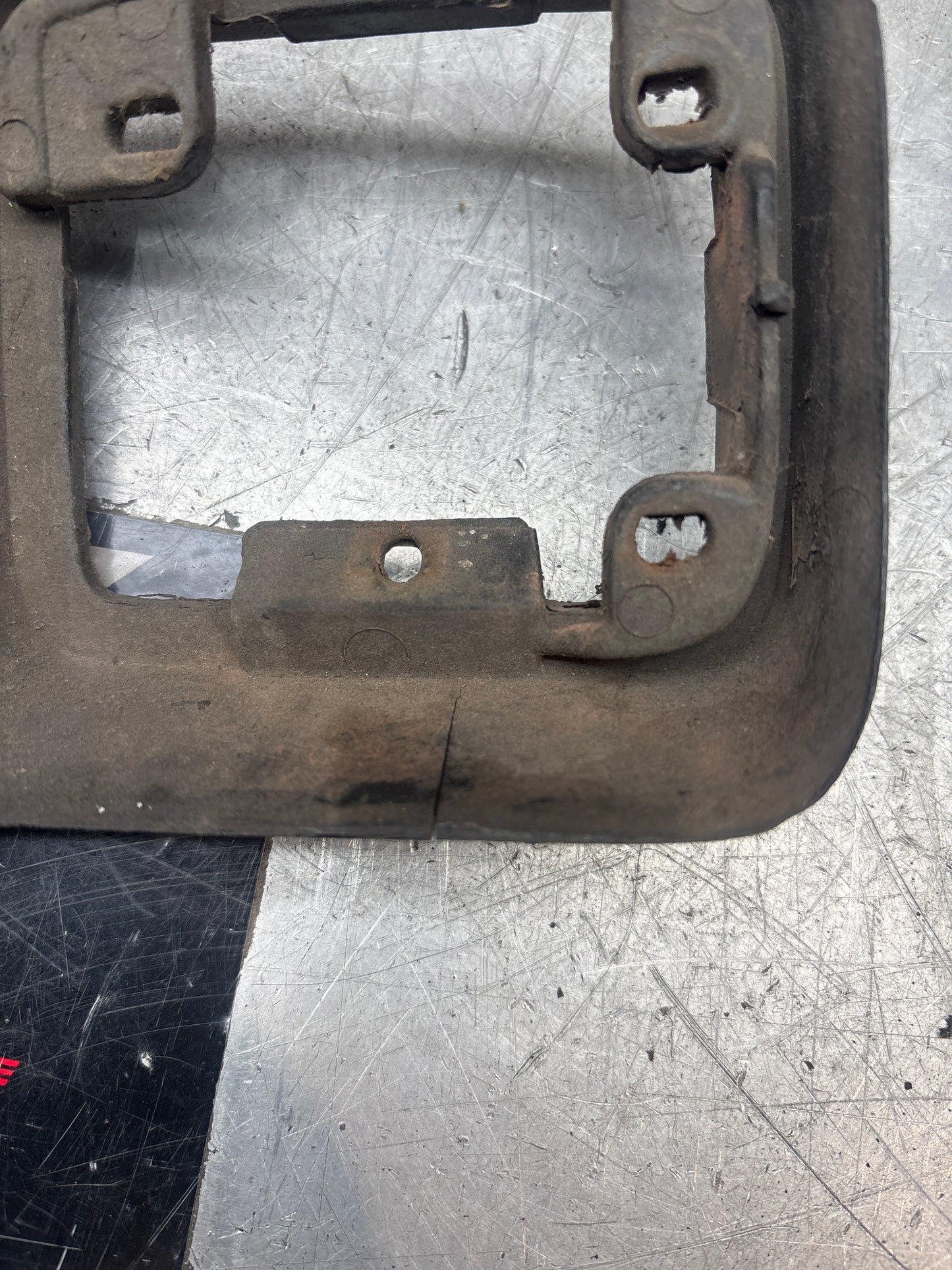 Porsche 944 Front Left Bumper Light Frame, bezel Trim 93150519501 used, cracked