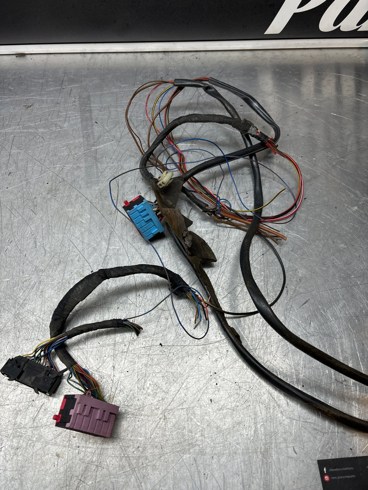 Telaio specchietto sedile elettrico Porsche 944, usato