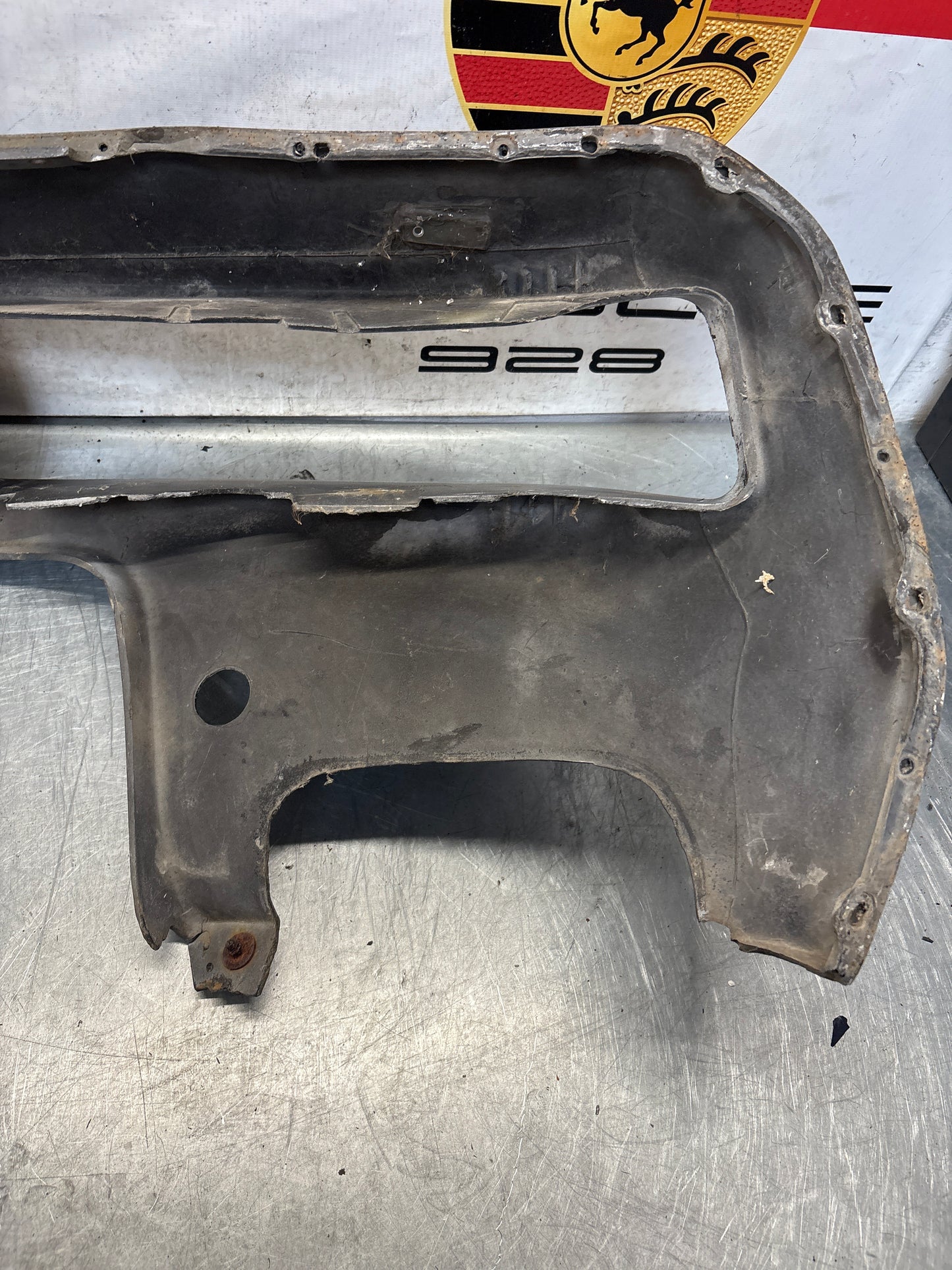 Porsche 928 front bumper cover panel, used 92850501306