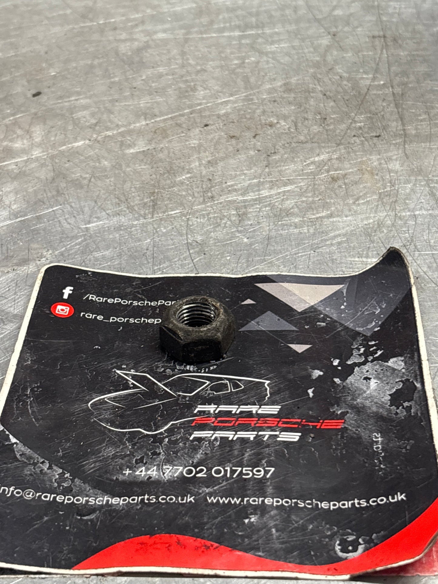 Porsche 928 wishbone bearing pin nut, used 90091009402