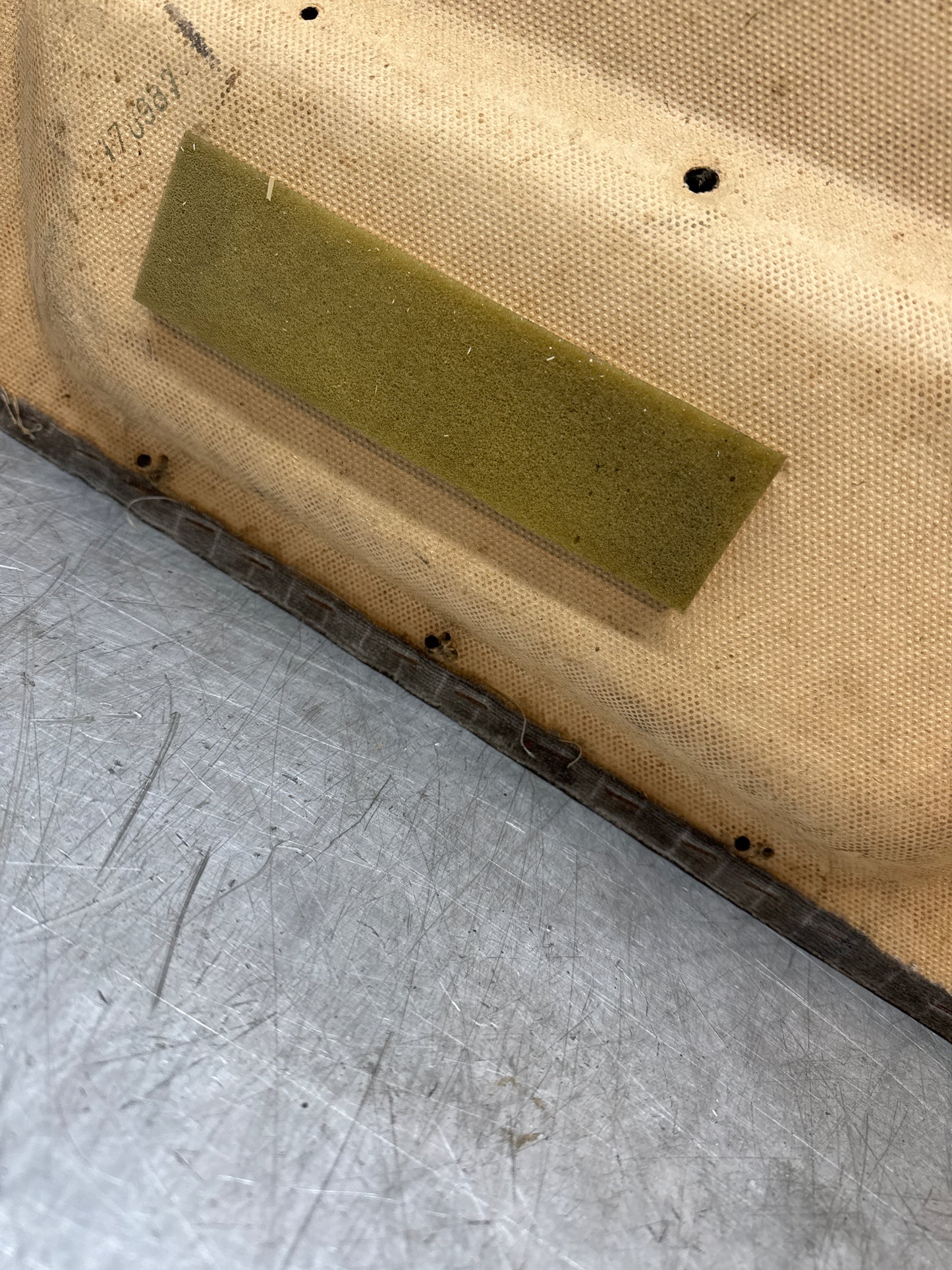 Porsche 924/ Early 944 Pair of Champaign Pinstripe door cards. RHD.