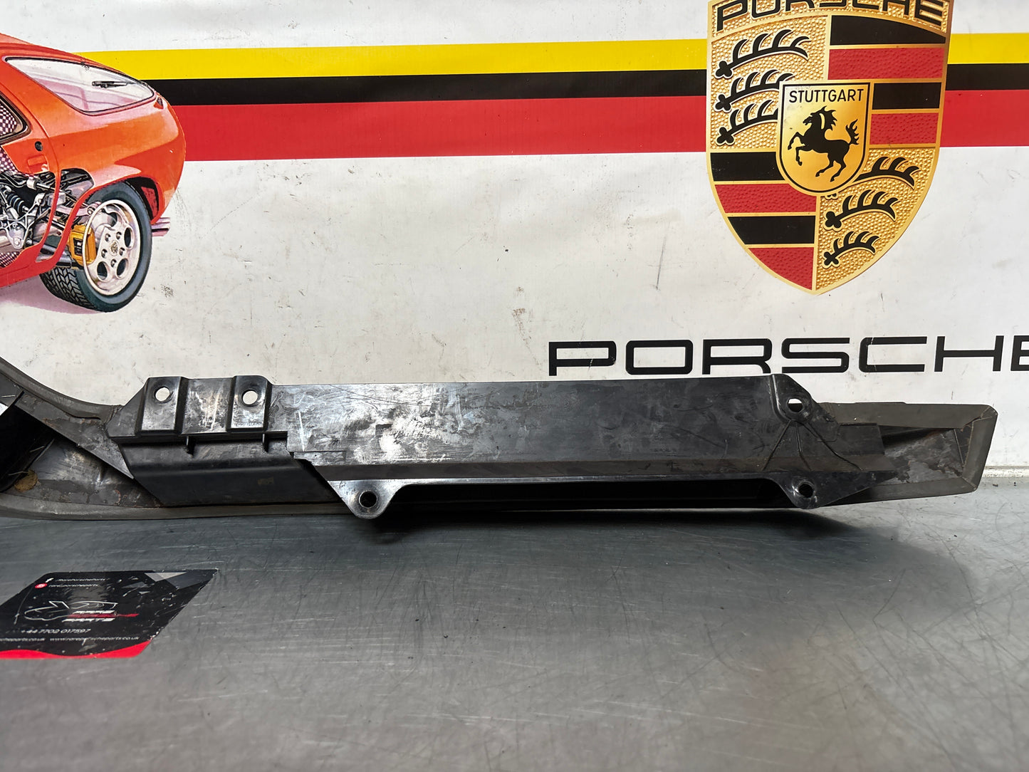 Porsche 928 Grey door armrest, left, off side, 92855510103, used