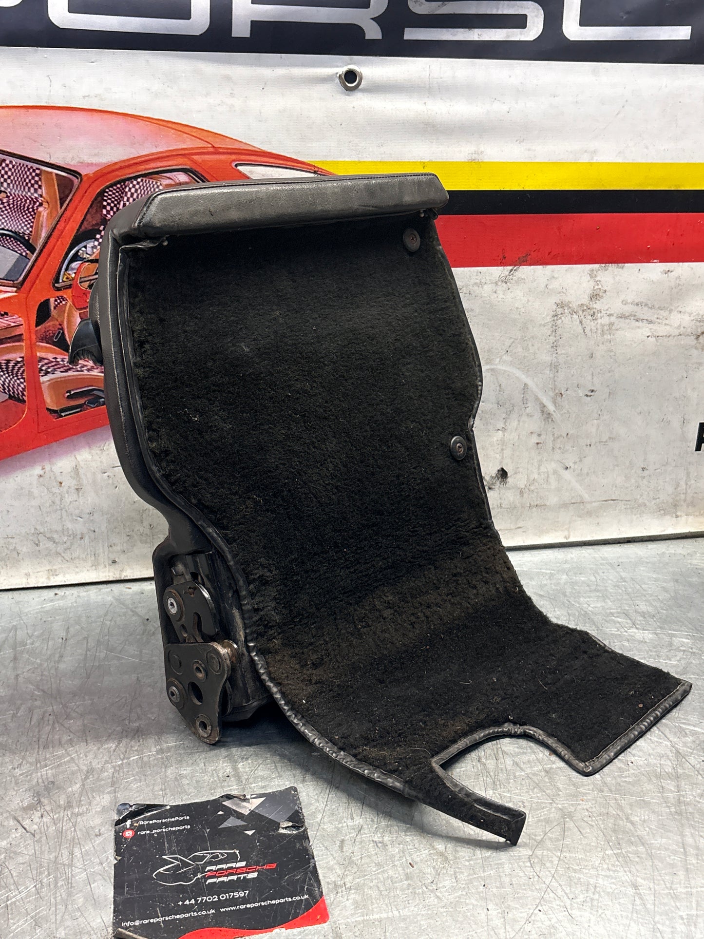 Porsche 928 rear seat backrest, black, used 92852203752