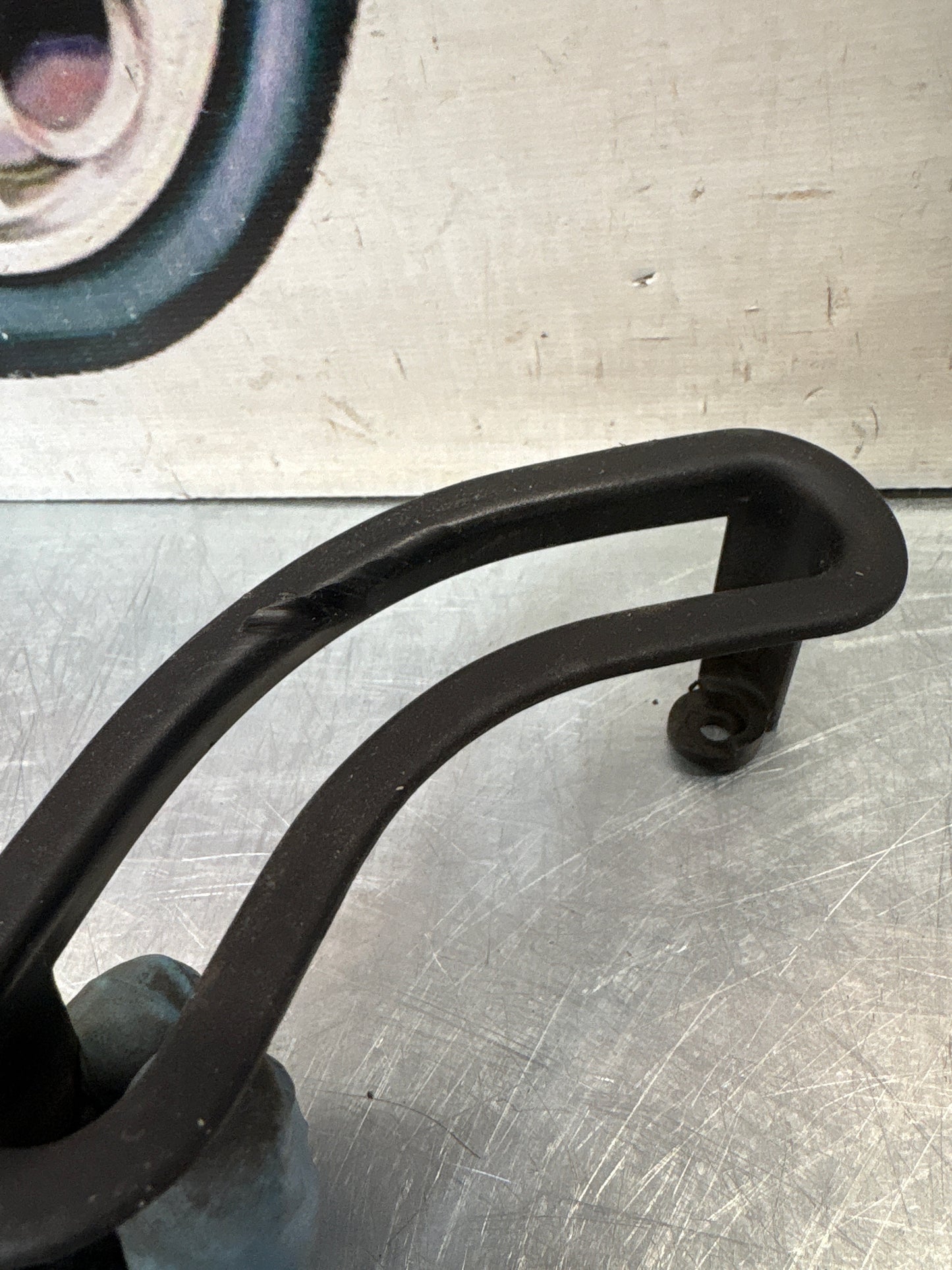 Porsche 928 seat belt grip handle left side, used 92855527504