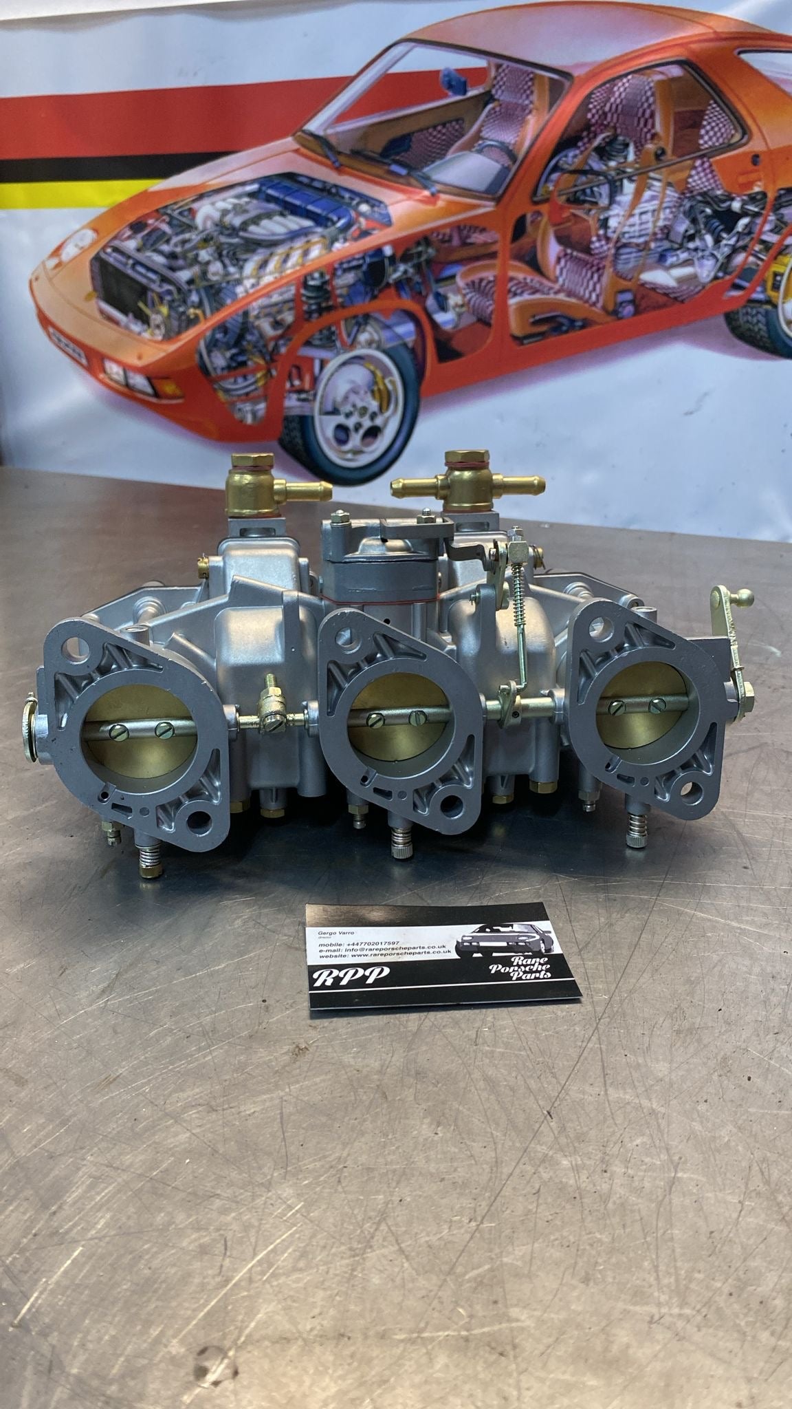 Porsche 911 Weber 40 IDTP Completely rebuilt carburetors