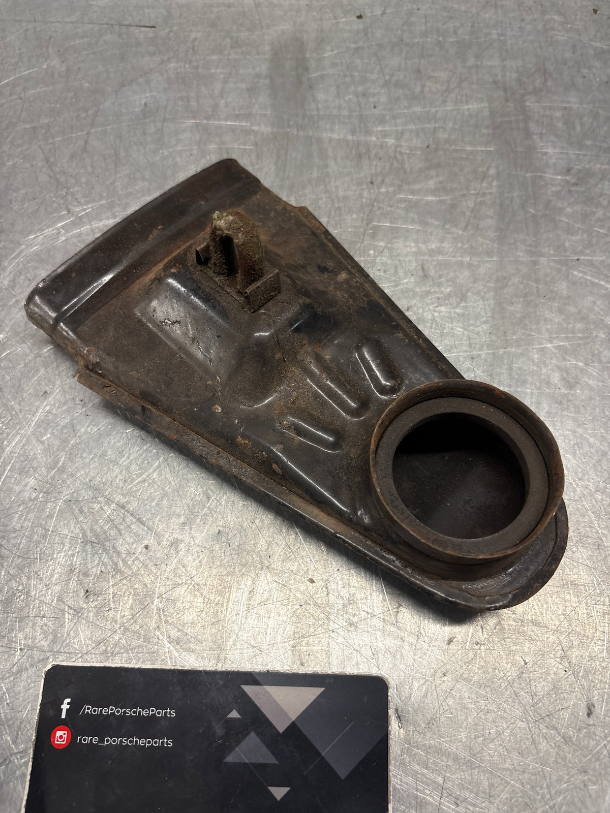 Porsche 914 air flow tube end piece, used 021129631A