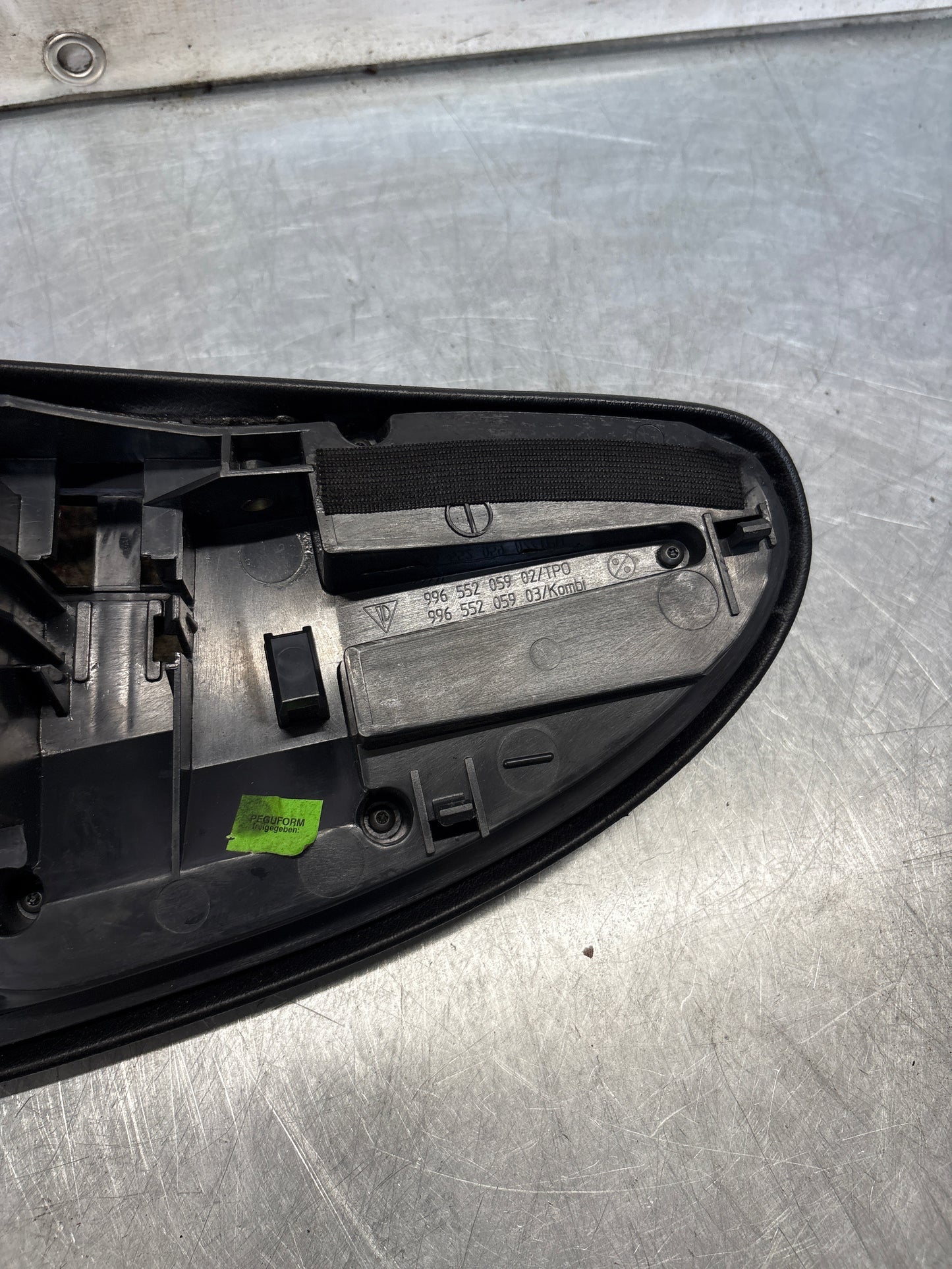 Porsche 911 996 dasboard cluster trim, used, black 99655205902