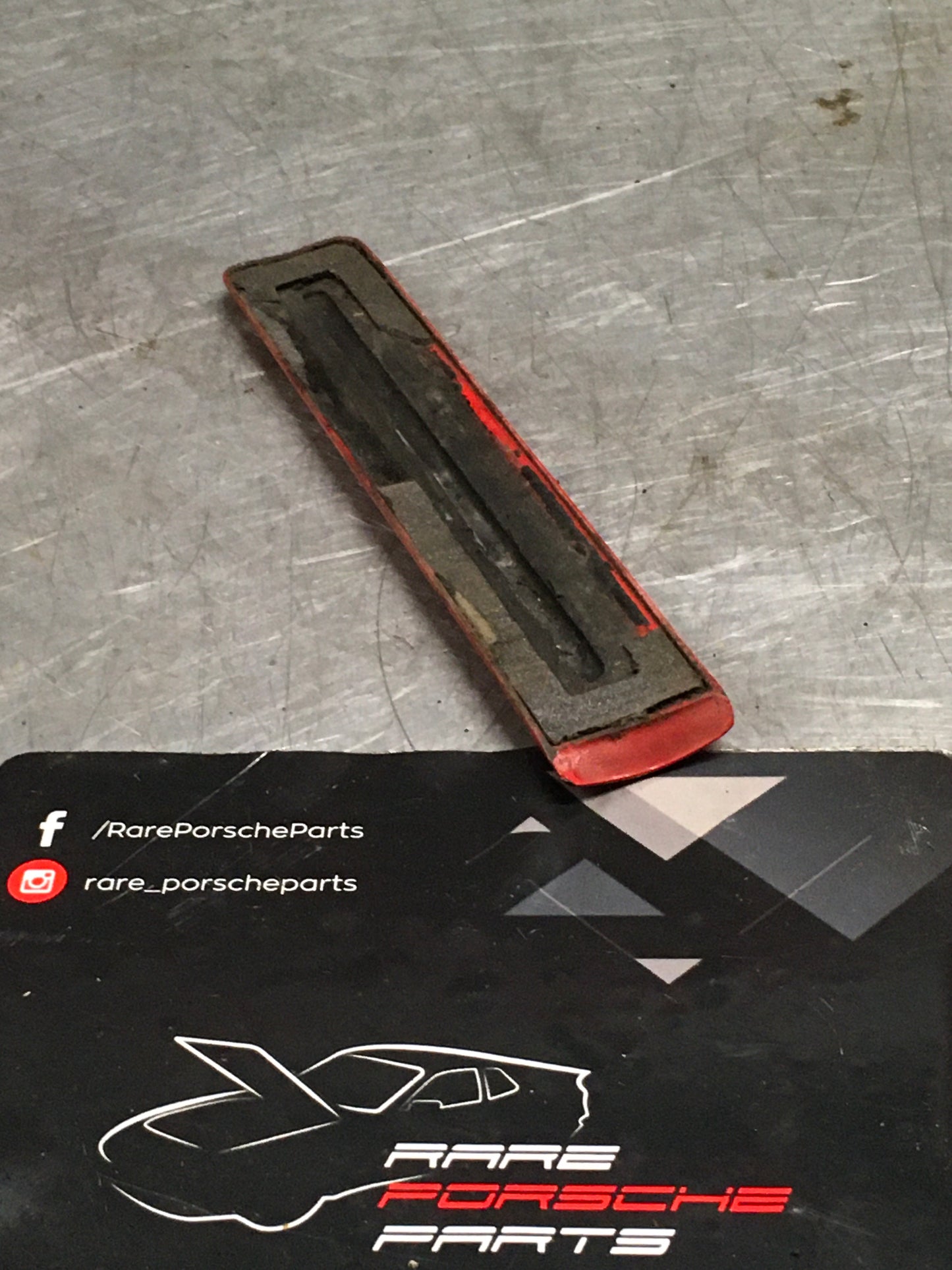Porsche 944 front door bump moulding trim, used 93155913700