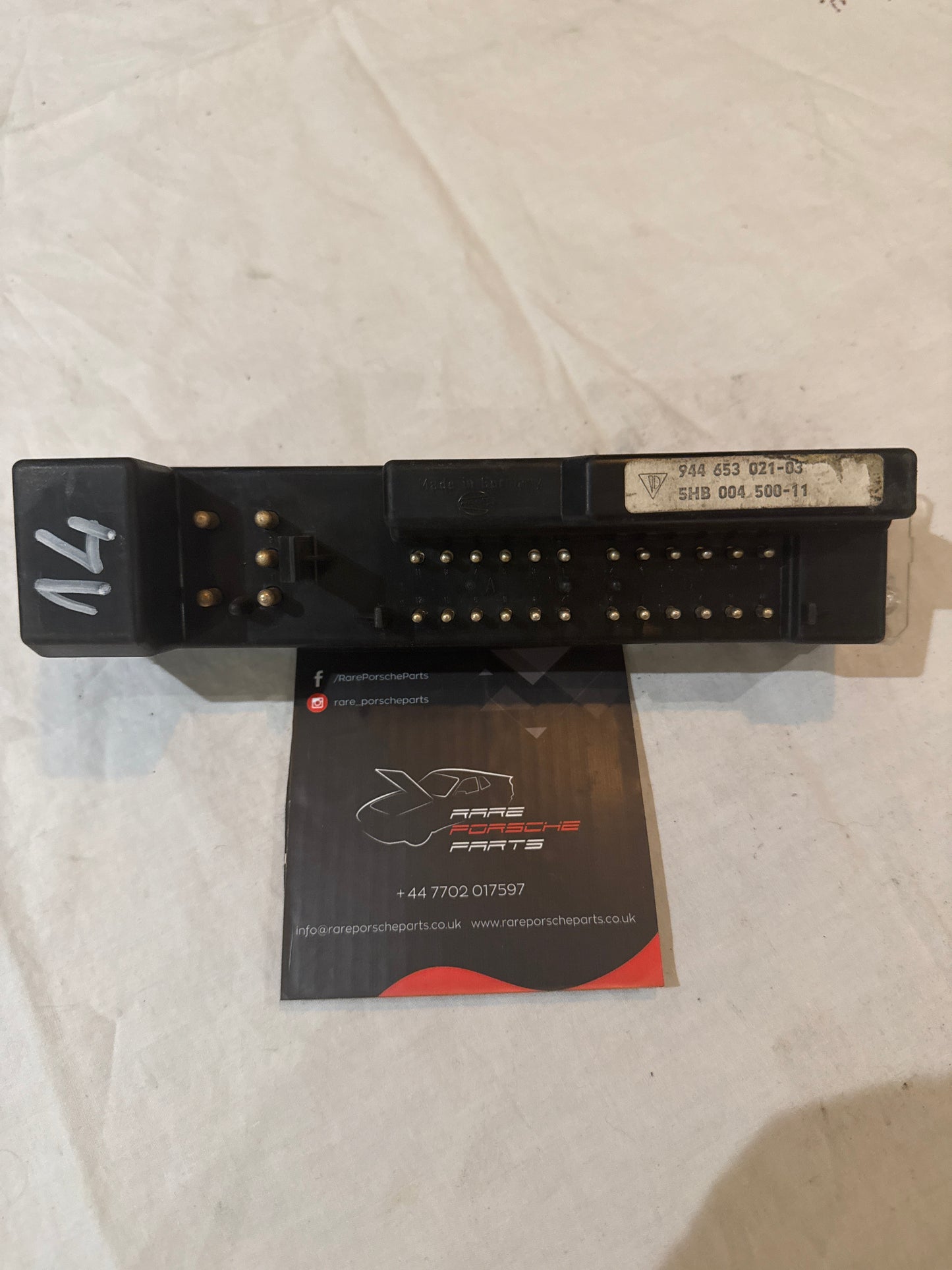 Porsche 944 climate heater control switch unit 85.5-91 years. 94465302103 spares or repair