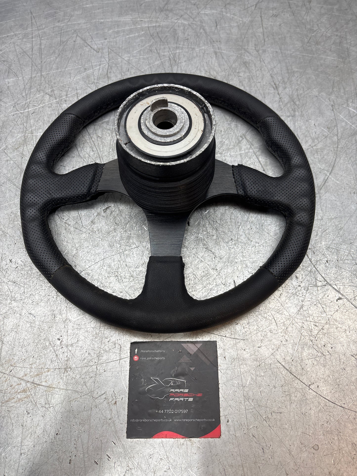 Sparco Steering wheel from Porsche 924 944 with hub, new