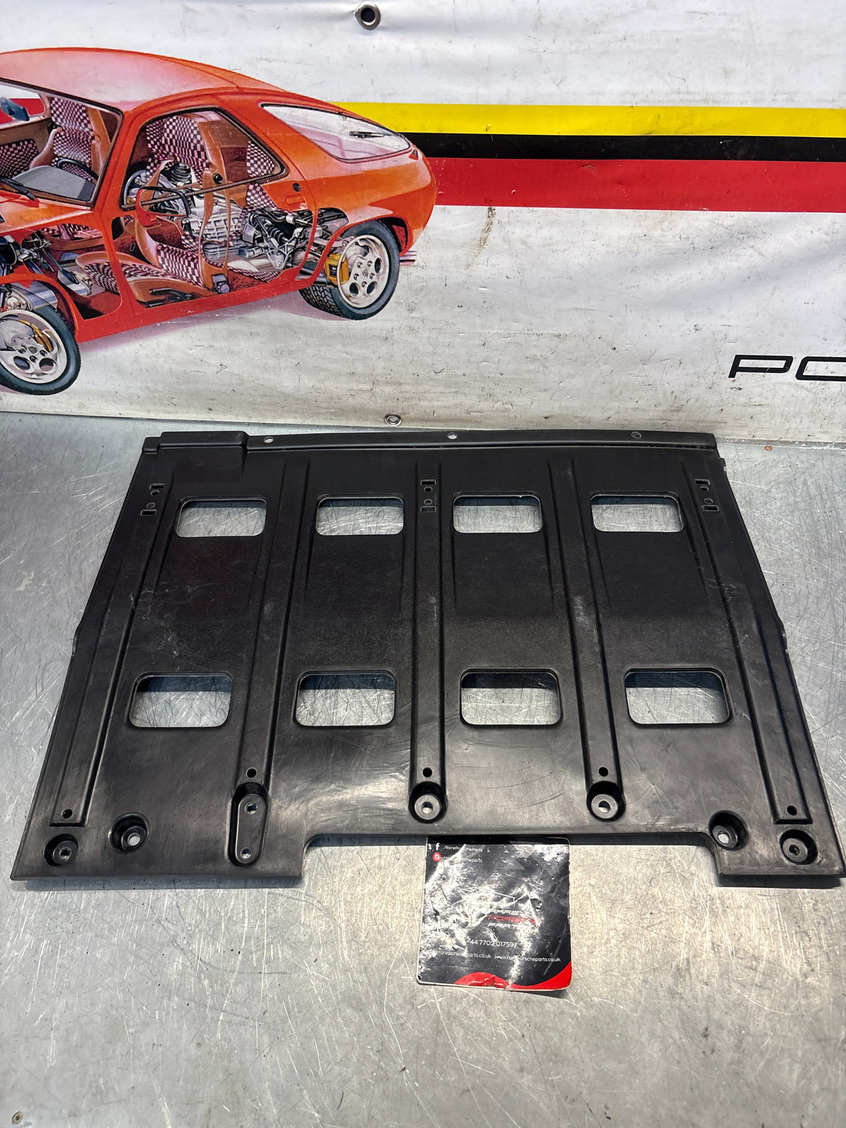 Porsche 944 Front under tray, protective plate 94450416704