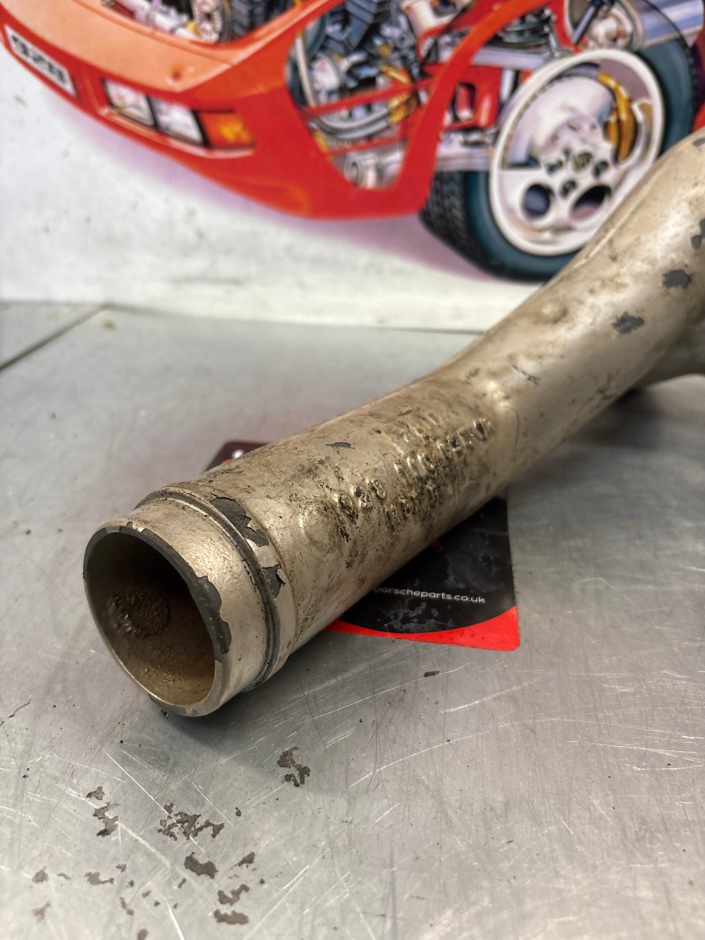 Porsche 928 Intake manifold pipe, used 9281106351R
