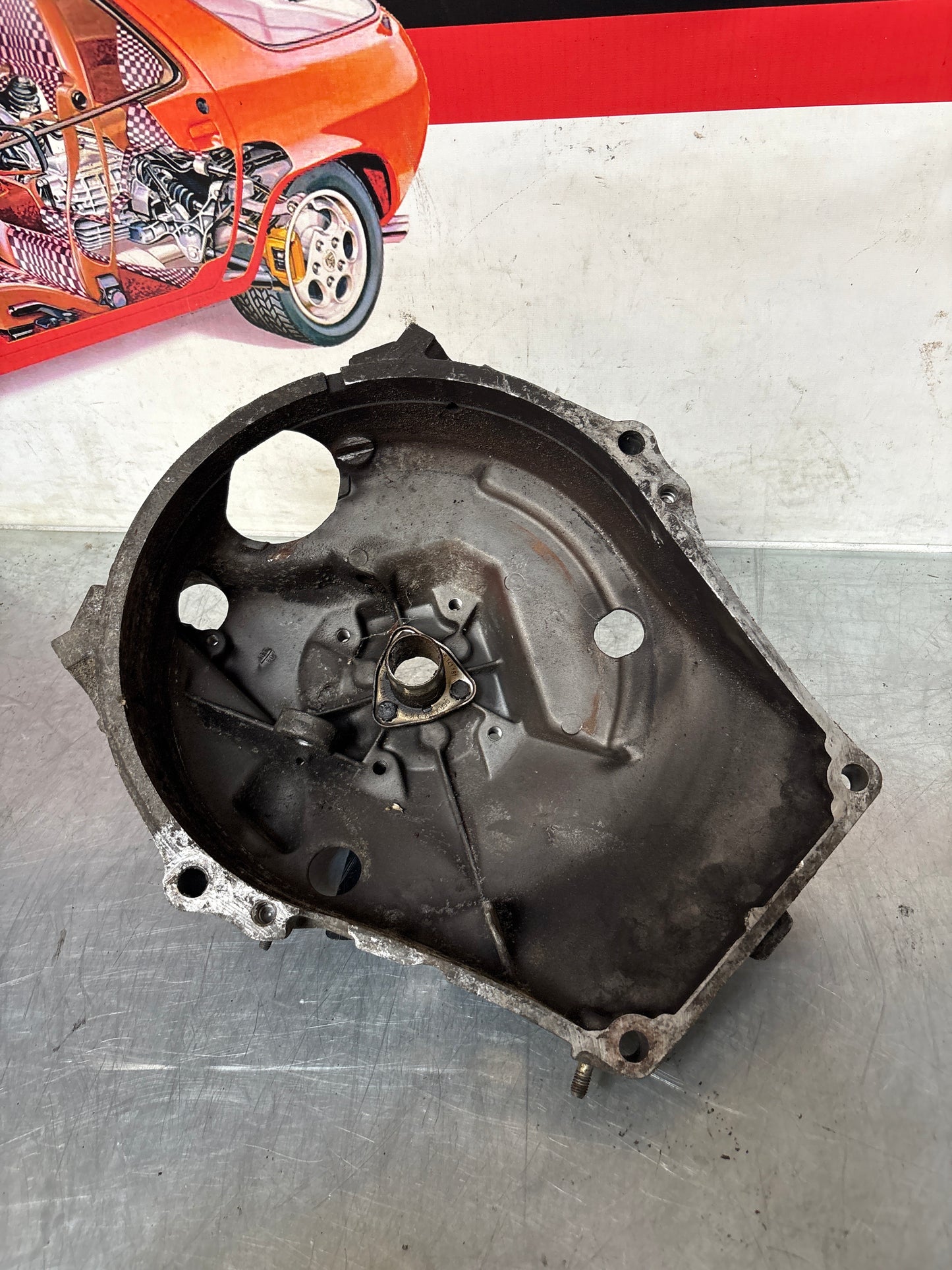 Porsche 944 Turbo cover Bell housing, used 9511164011R