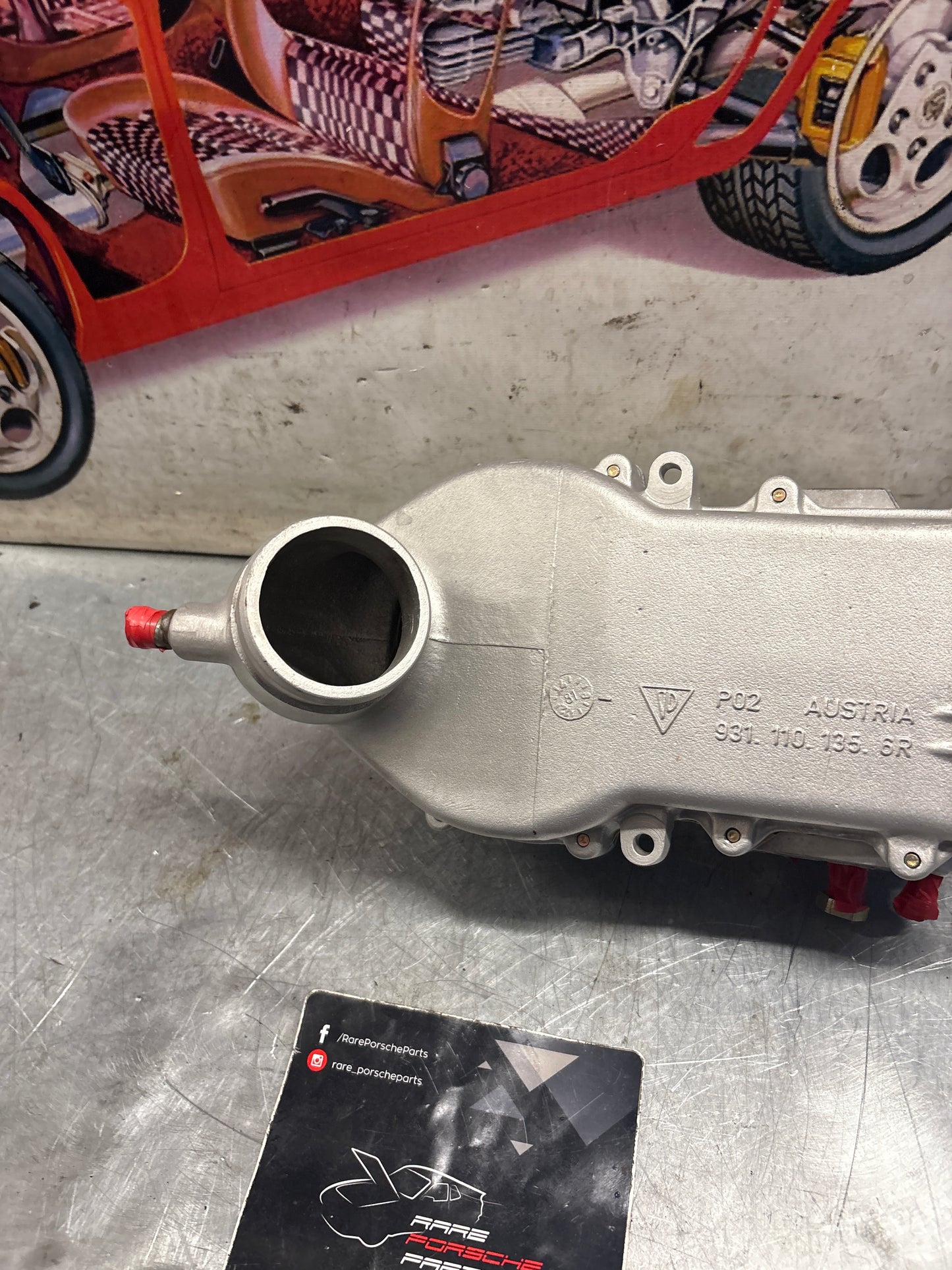 Porsche 924 Turbo fuel metering head with air flow meter, 0438100047 / 0438120091 / 9311101355R, refurbished