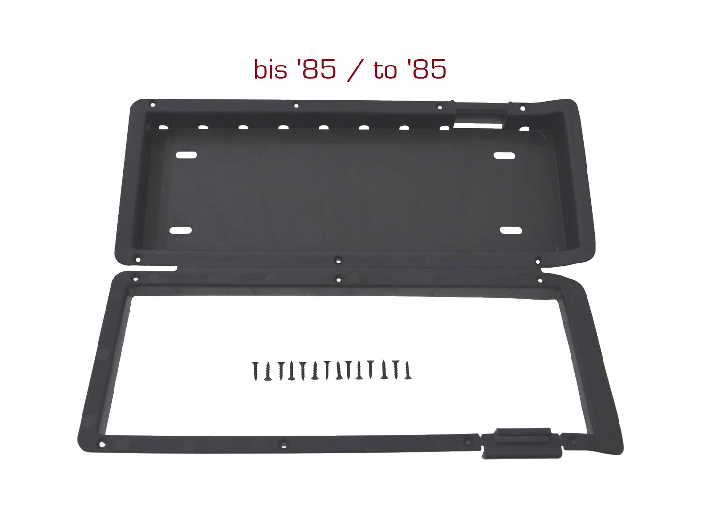 Cassette compartment for Porsche 944 -85 928 center console frame + screws LHD 92855572903