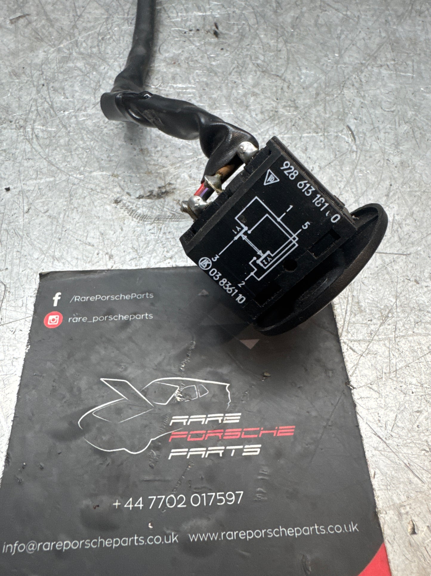 Porsche Switch seat adjustment for 911/928/944/968/964/993 LÄNGS 92861318200