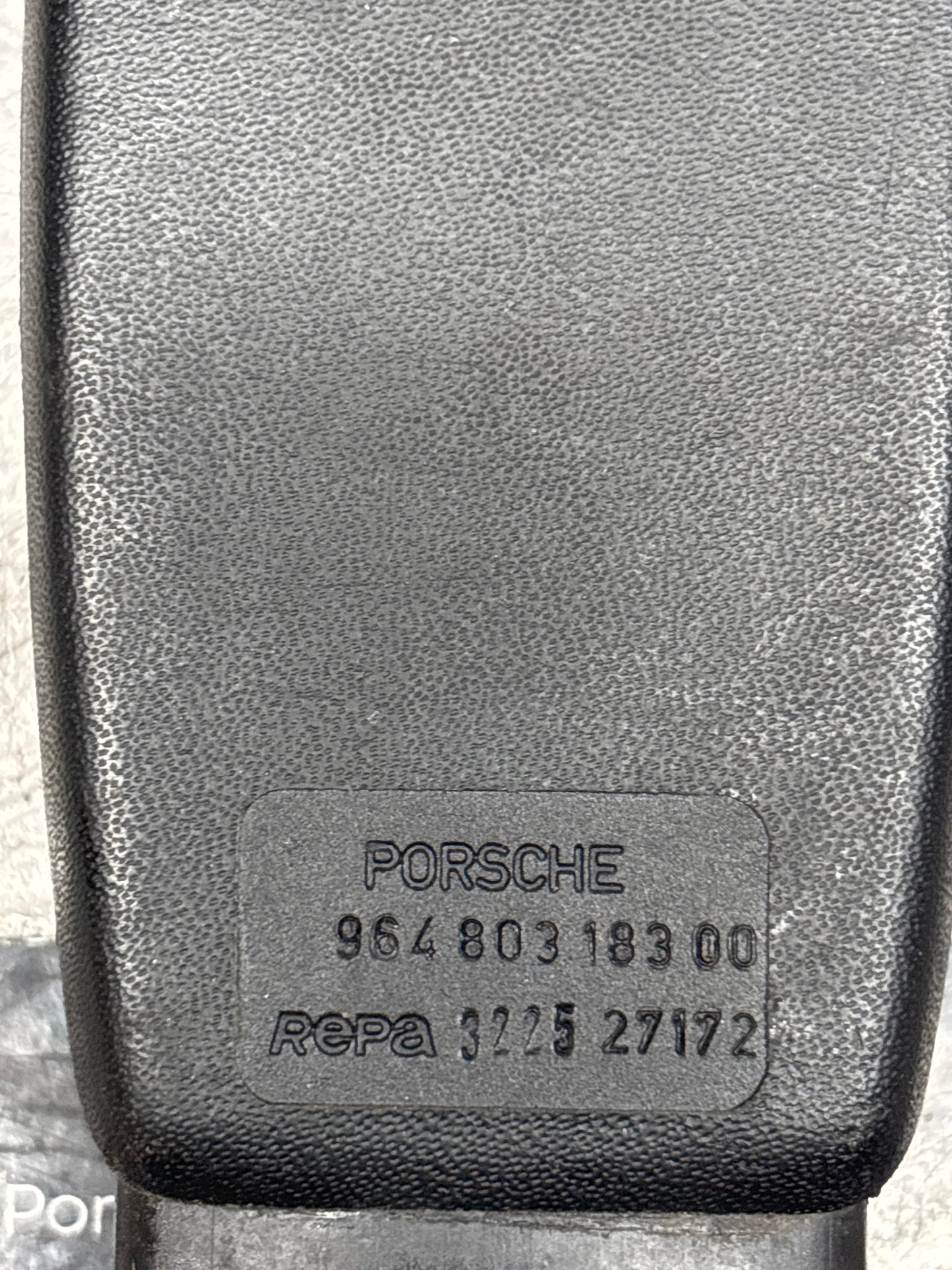 Porsche 911 964 seat belt buckle used 96480318300