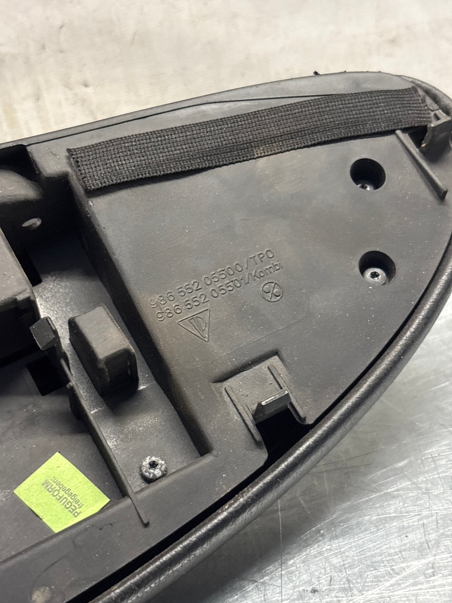 Porsche Boxster 986 dashboard cluster trim,black used 98655205500 / 98655205501