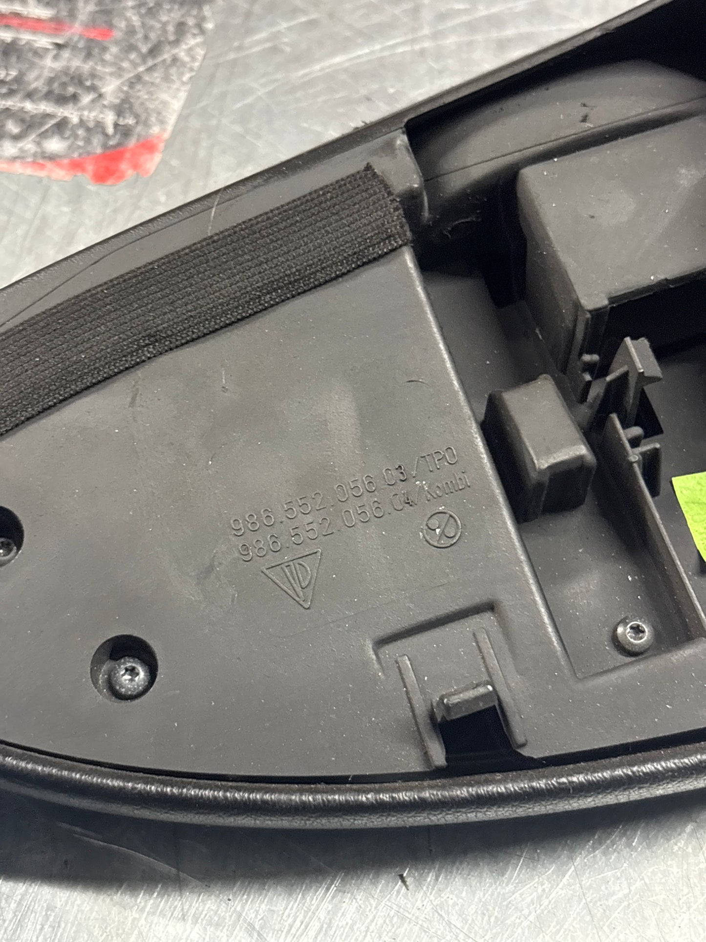 Porsche Boxster 986 RHD dashboard cluster trim,black used 98655205600 / 98655205601