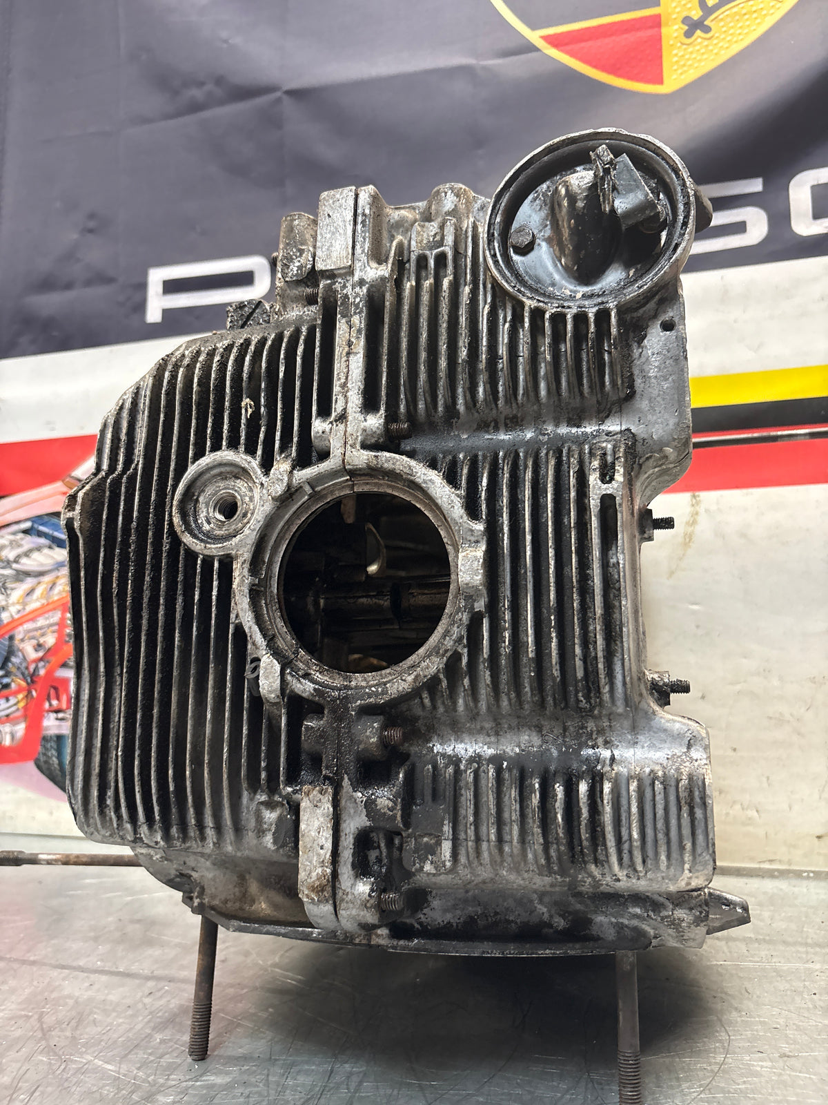 Porsche 914 1.7L engine case, used EA040245