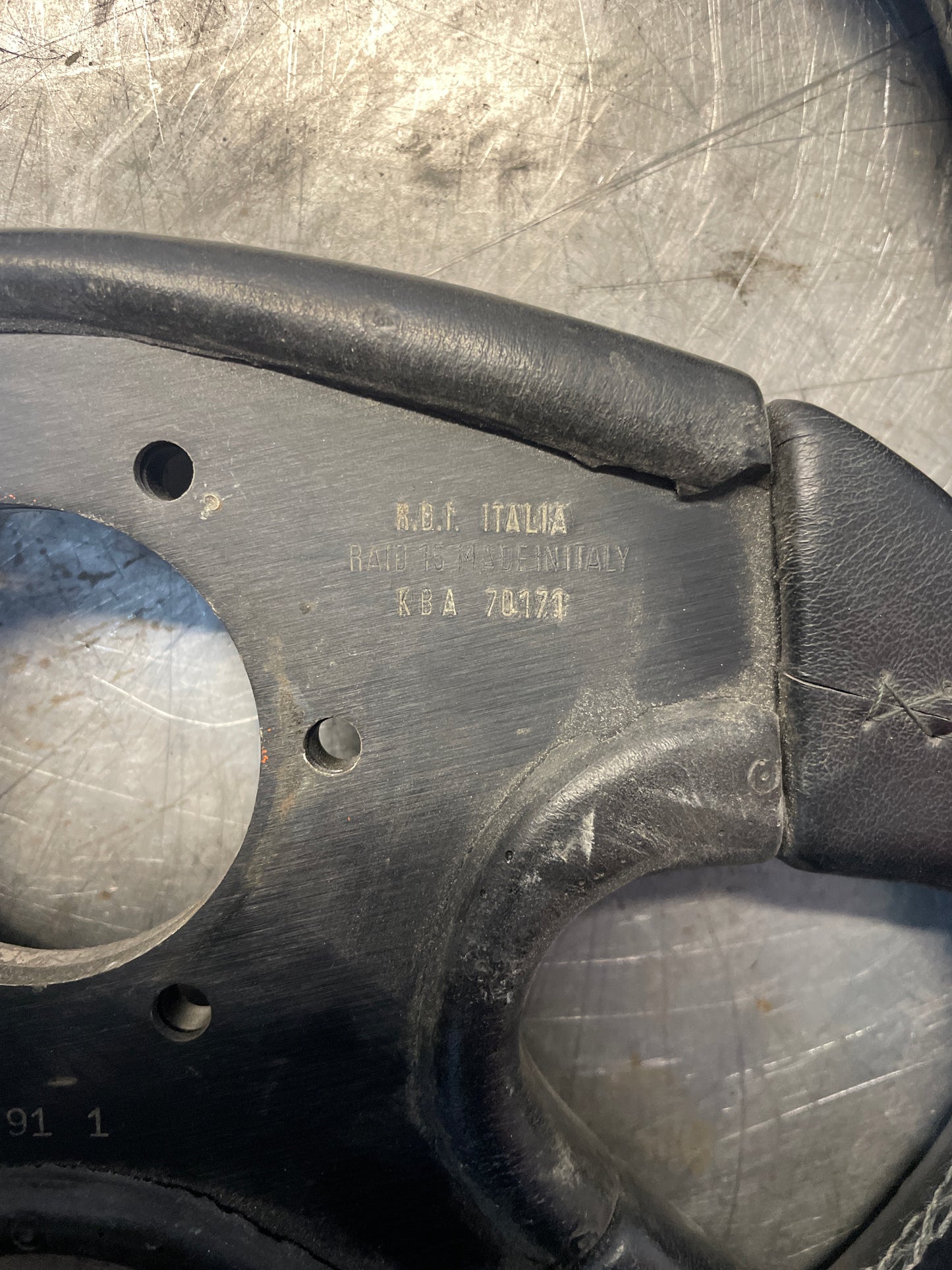 Raid 15 steering wheel, used KBA70171