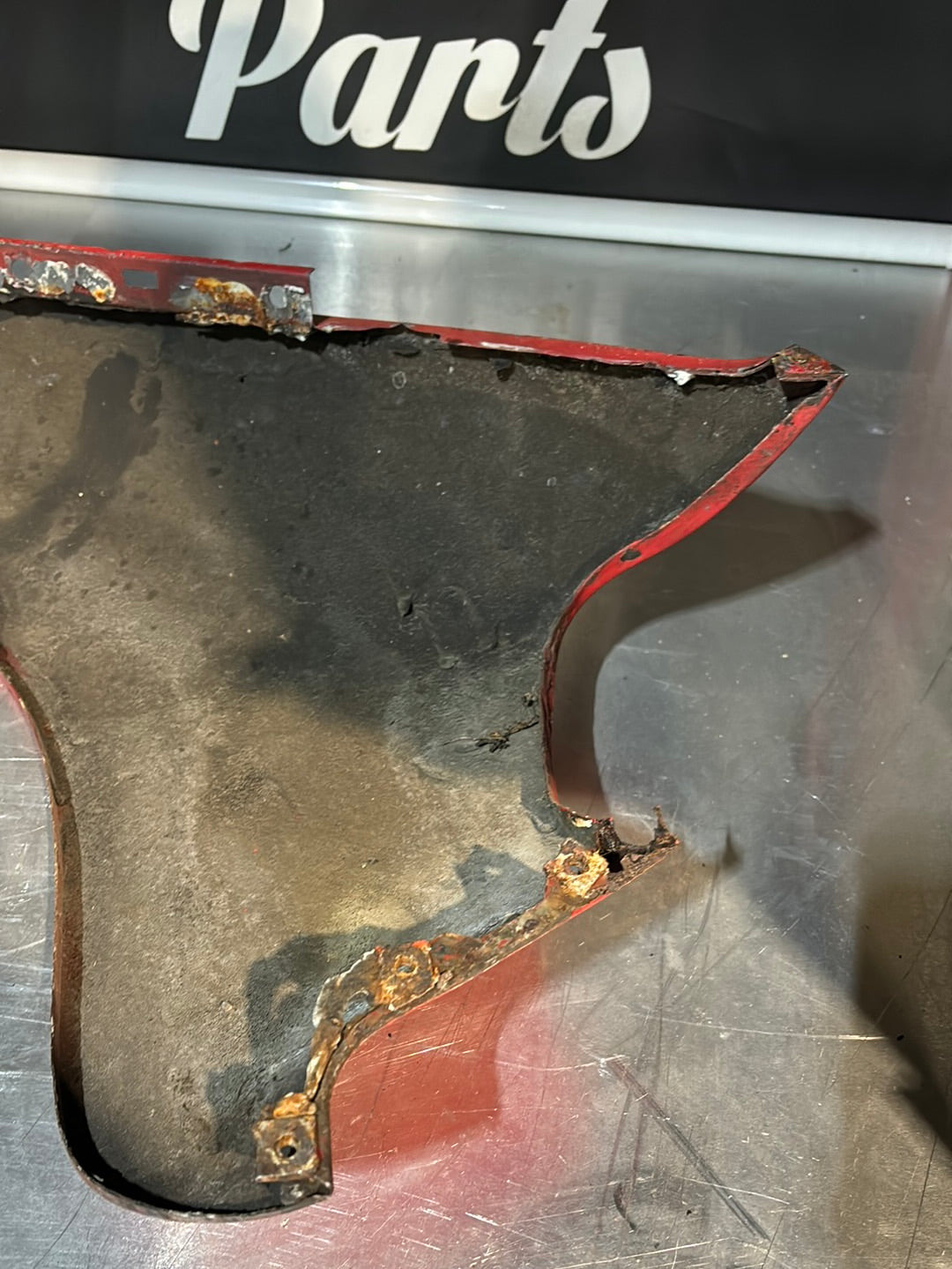 Porsche 924 left front wing, in need of repair used