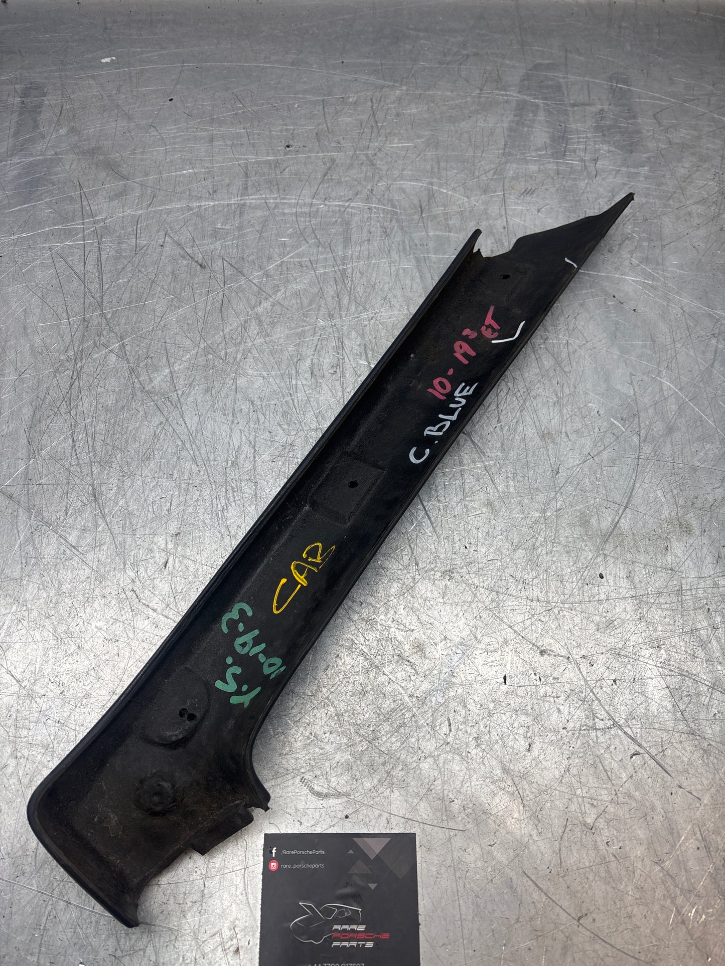 Porsche 944 Cabrio left A pillar cover 94155505310, cobalt blue