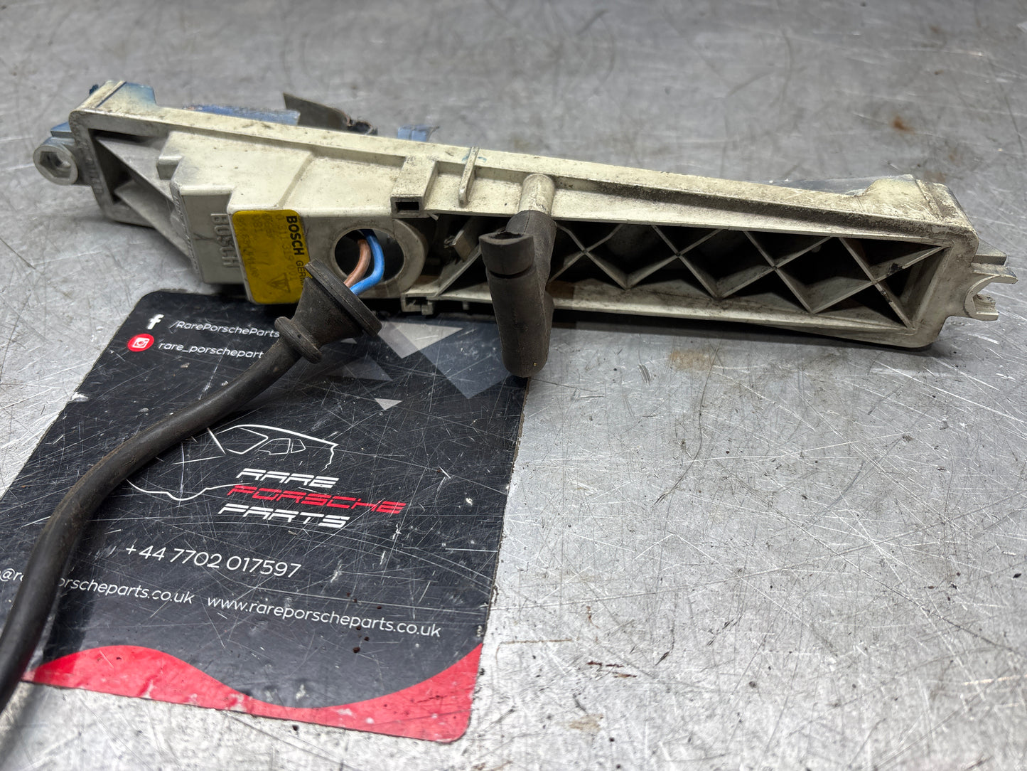 Porsche 944 S2 Turbo front indicator body housing unit. 95163141100 used, slightly damaged