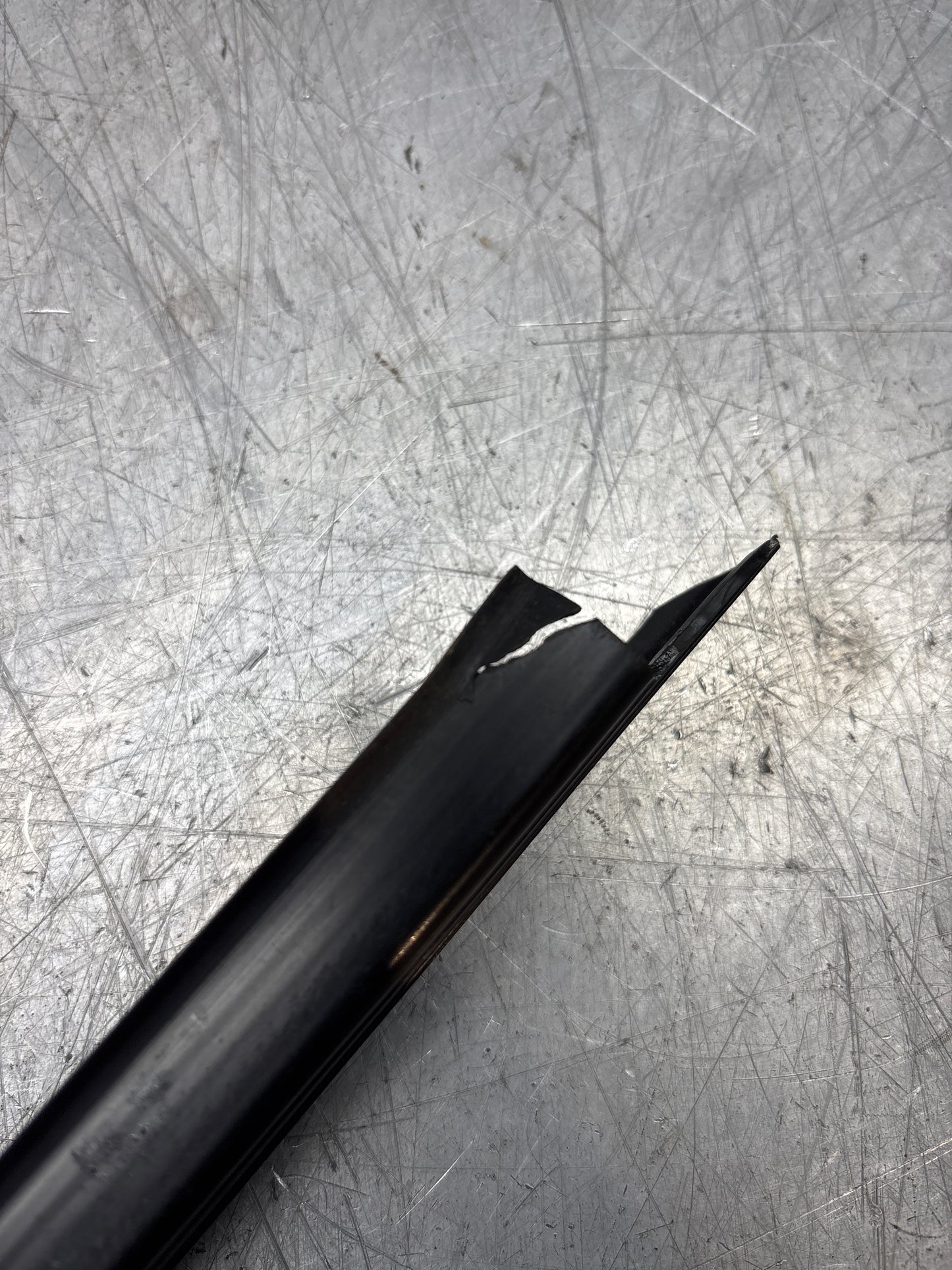 Porsche 944 convertible, cabrio left sill trim, scuff plate used 94455112100 cracked