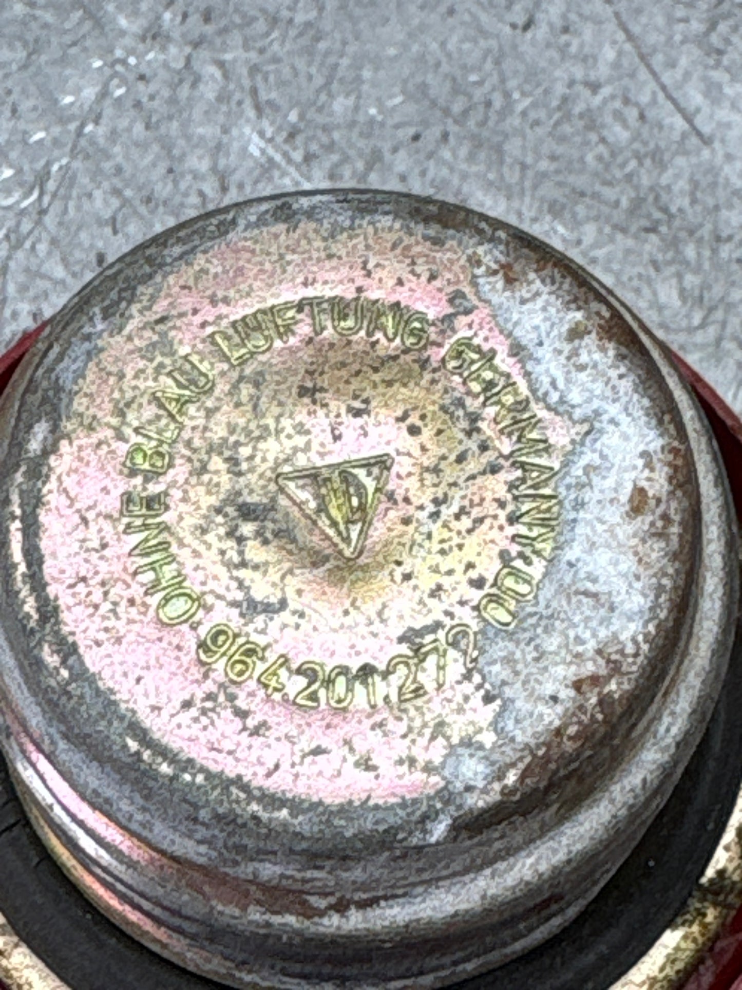 Porsche 911 964 fuel tank cap, used 96420127200