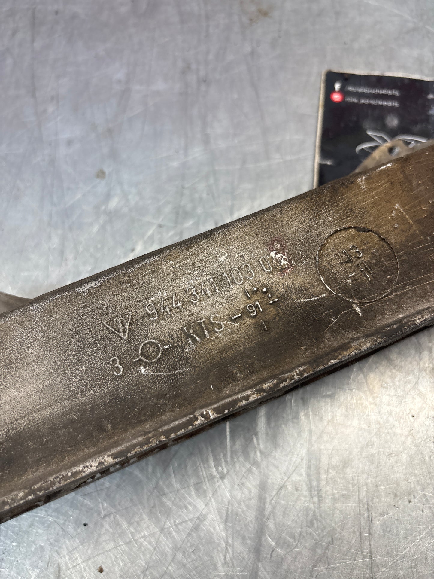 Porsche 944 Engine subframe bracket, used 94434110301