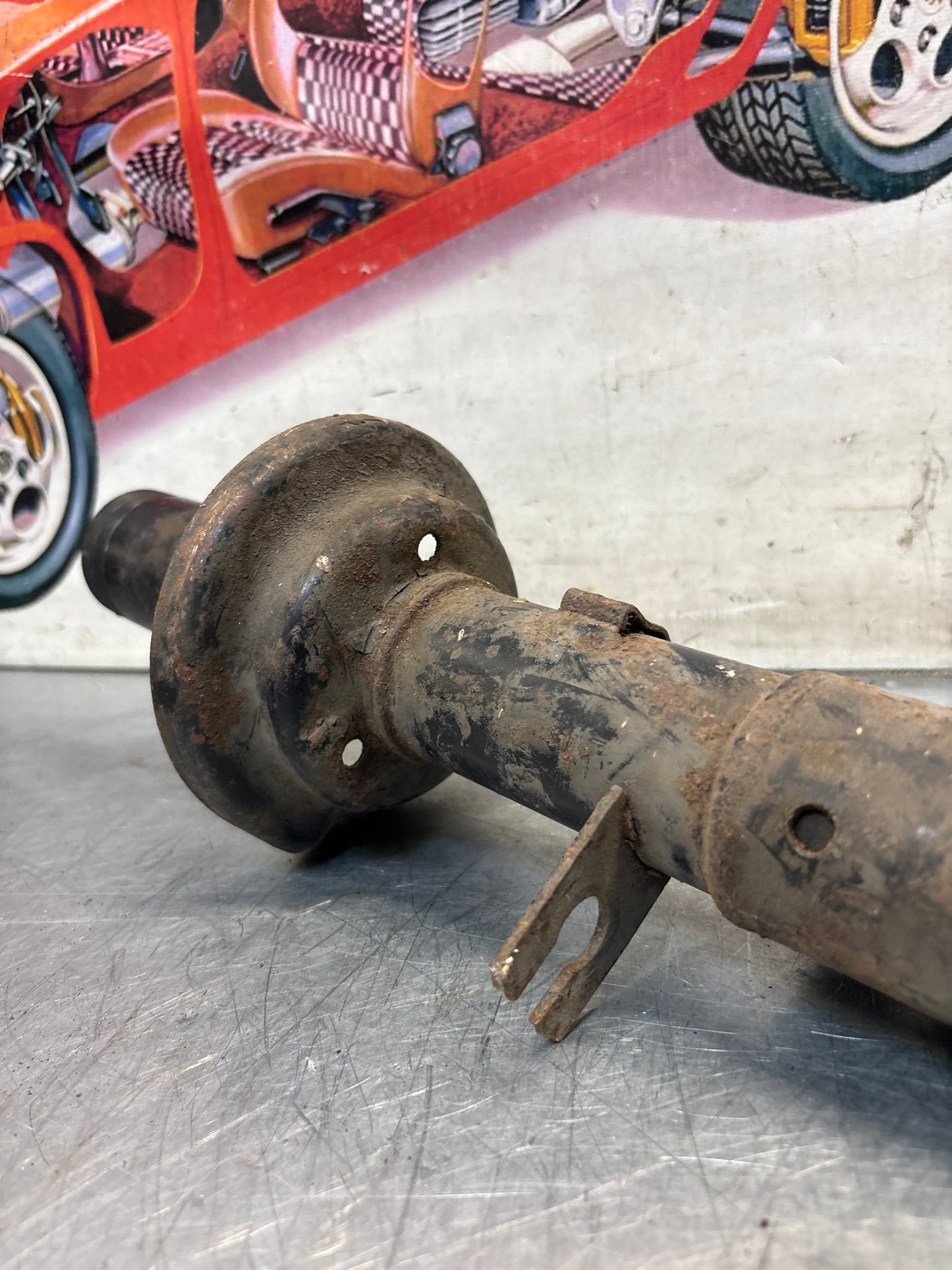 Porsche 924S / 944 left shock absorber strut, used 94434303111