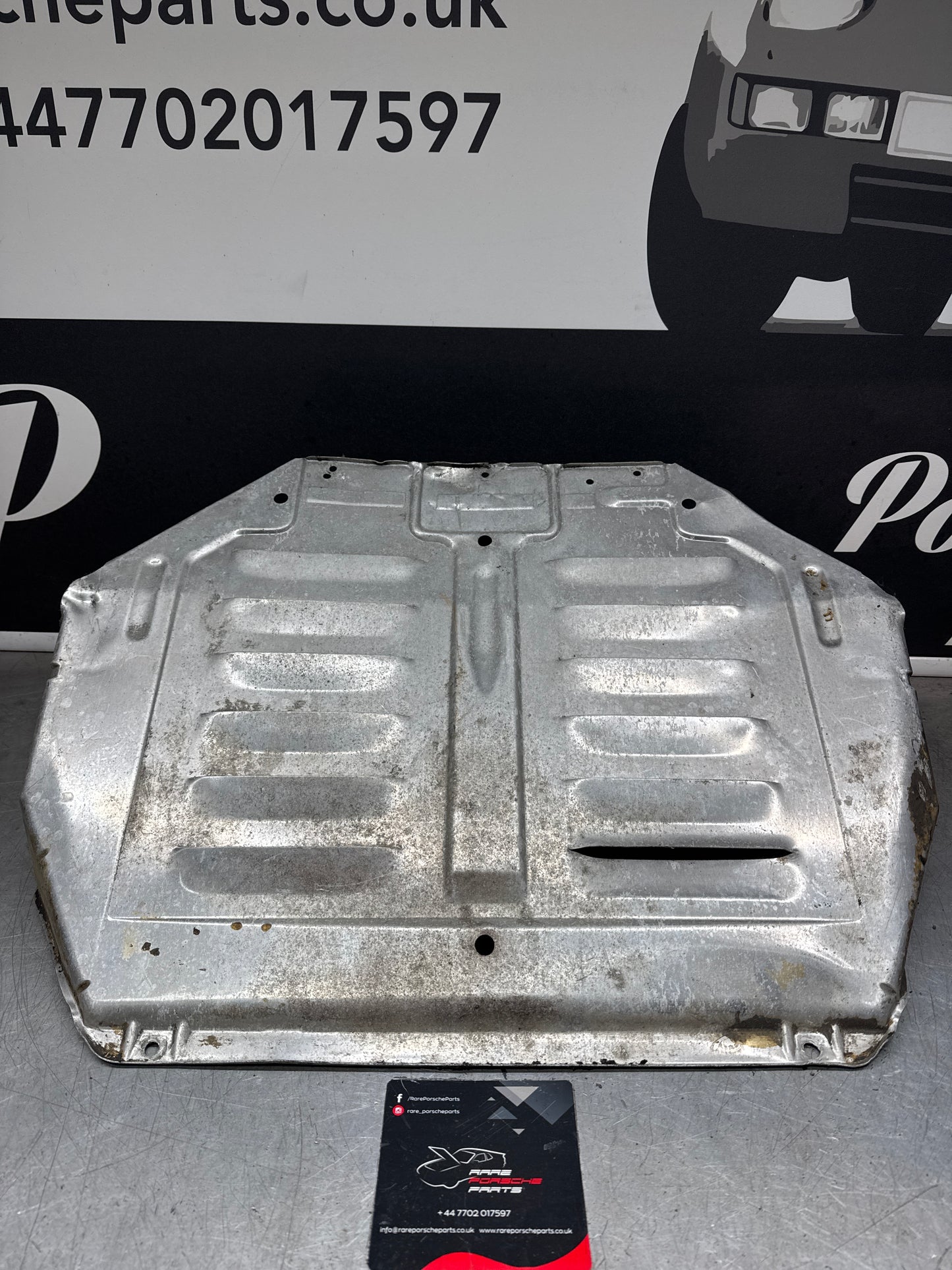 Porsche 944 engine tray / belly pan / undertray used. Aluminium. 94434116103