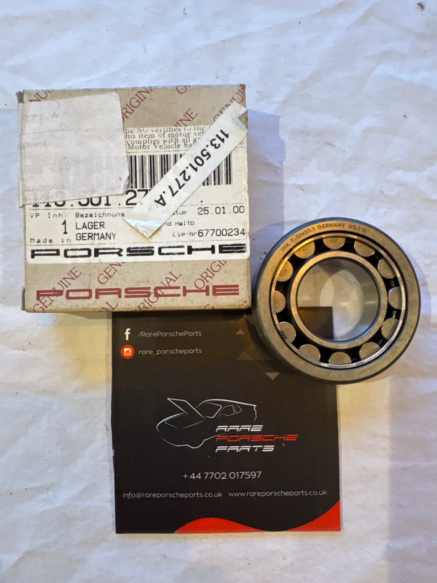 Porsche 924 / 944 wheel bearing outer 113501277A NOS