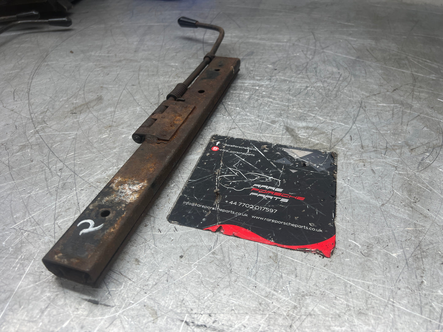 Porsche 924 944 911 right side seat runner with handle 92852149002