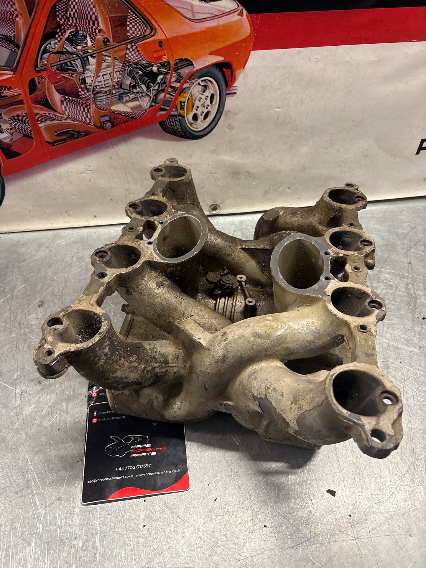 Porsche 928 S4 Intake manifold, used 9281105462R