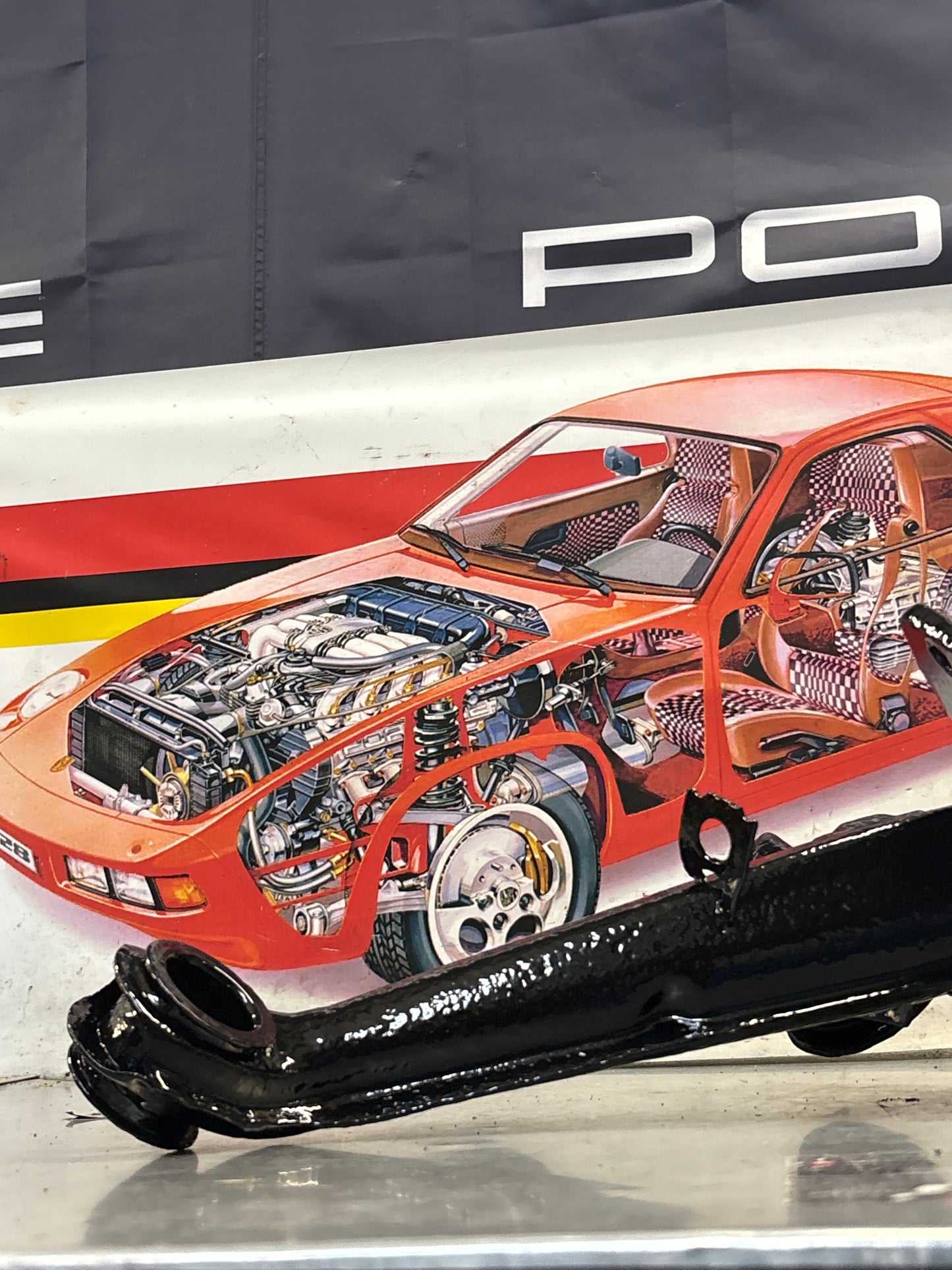 Porsche 924 944 -85.5 Rear right trailing arm, refurbished 94433102200