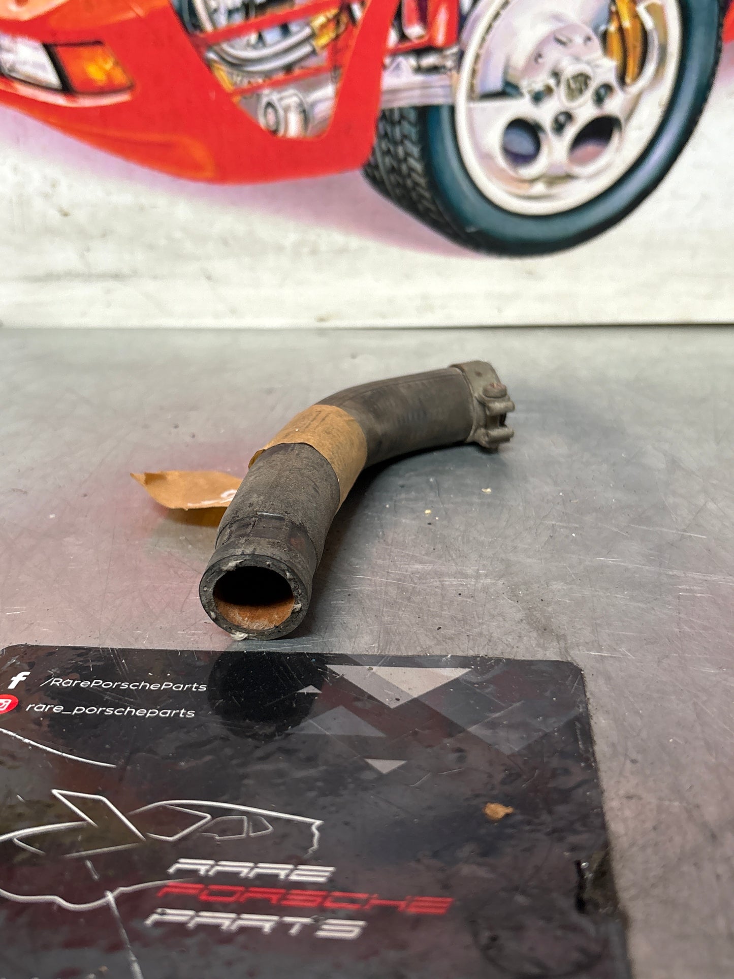 Porsche 928 expansion tank pipe, used 92810632300