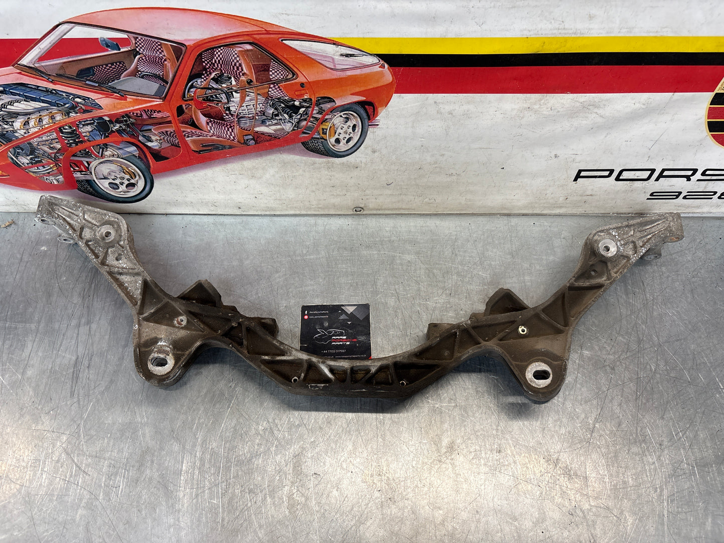 Porsche 928 rear gearbox subframe, used 92833113115