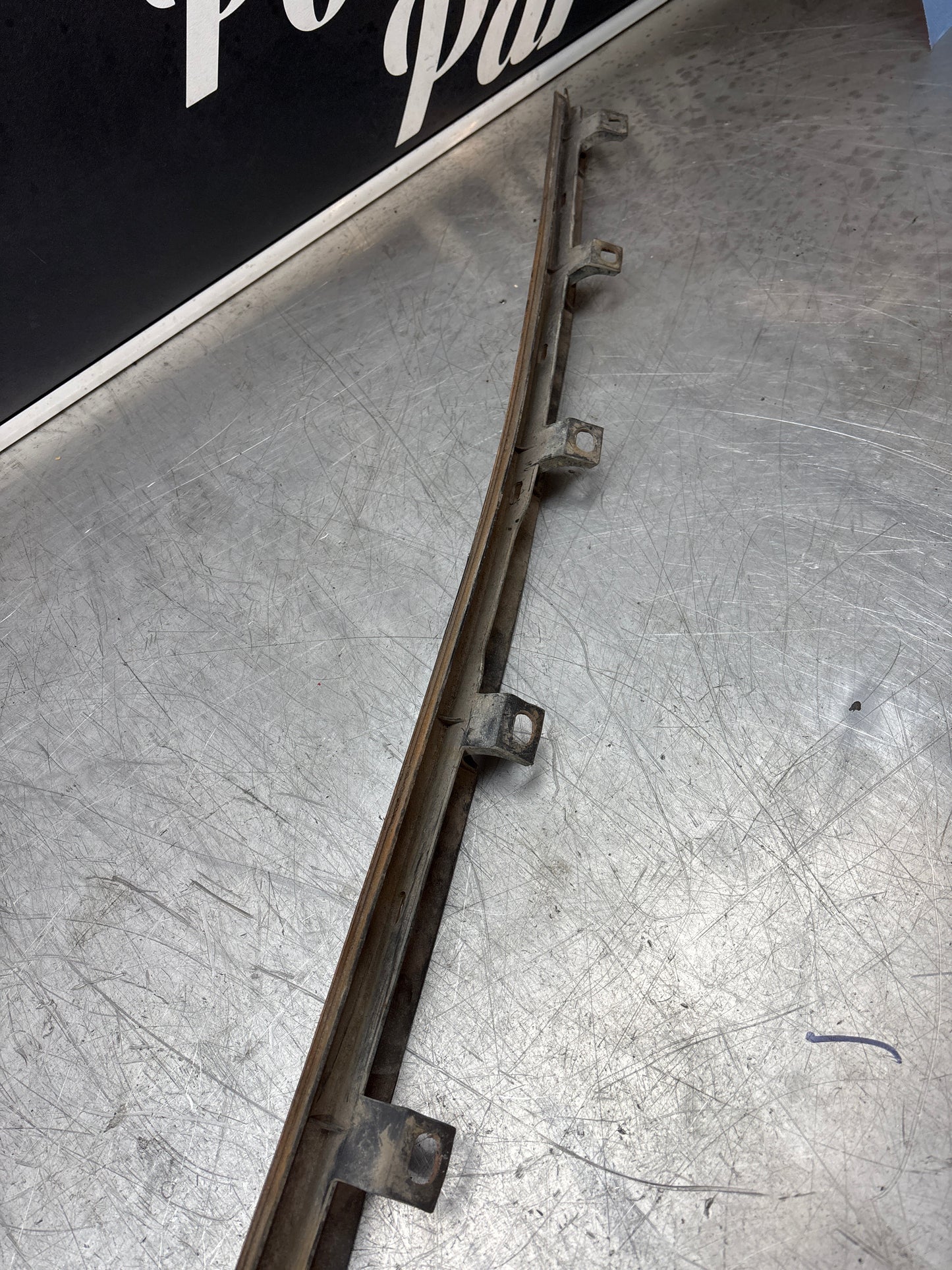 Porsche 944 lower door sill trim molding left side, used 95155919500