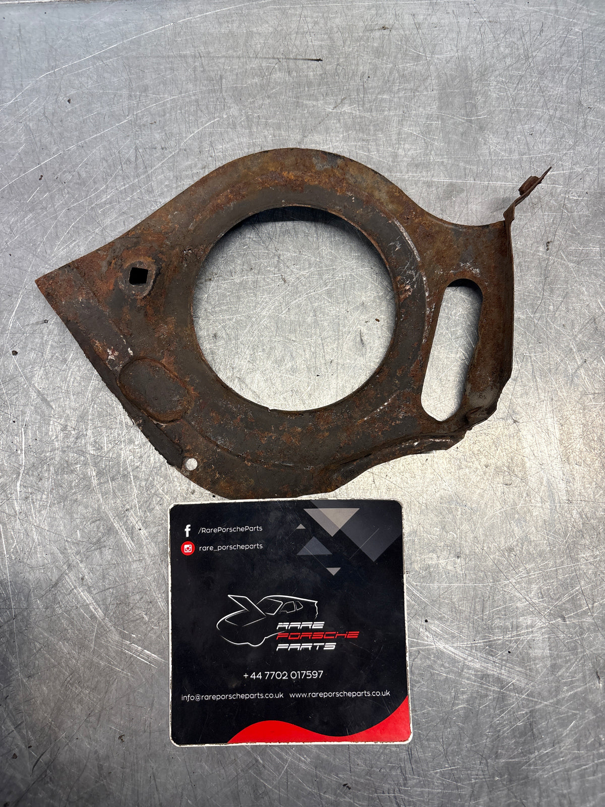 Porsche 914 generator cover plate, used 021119281D