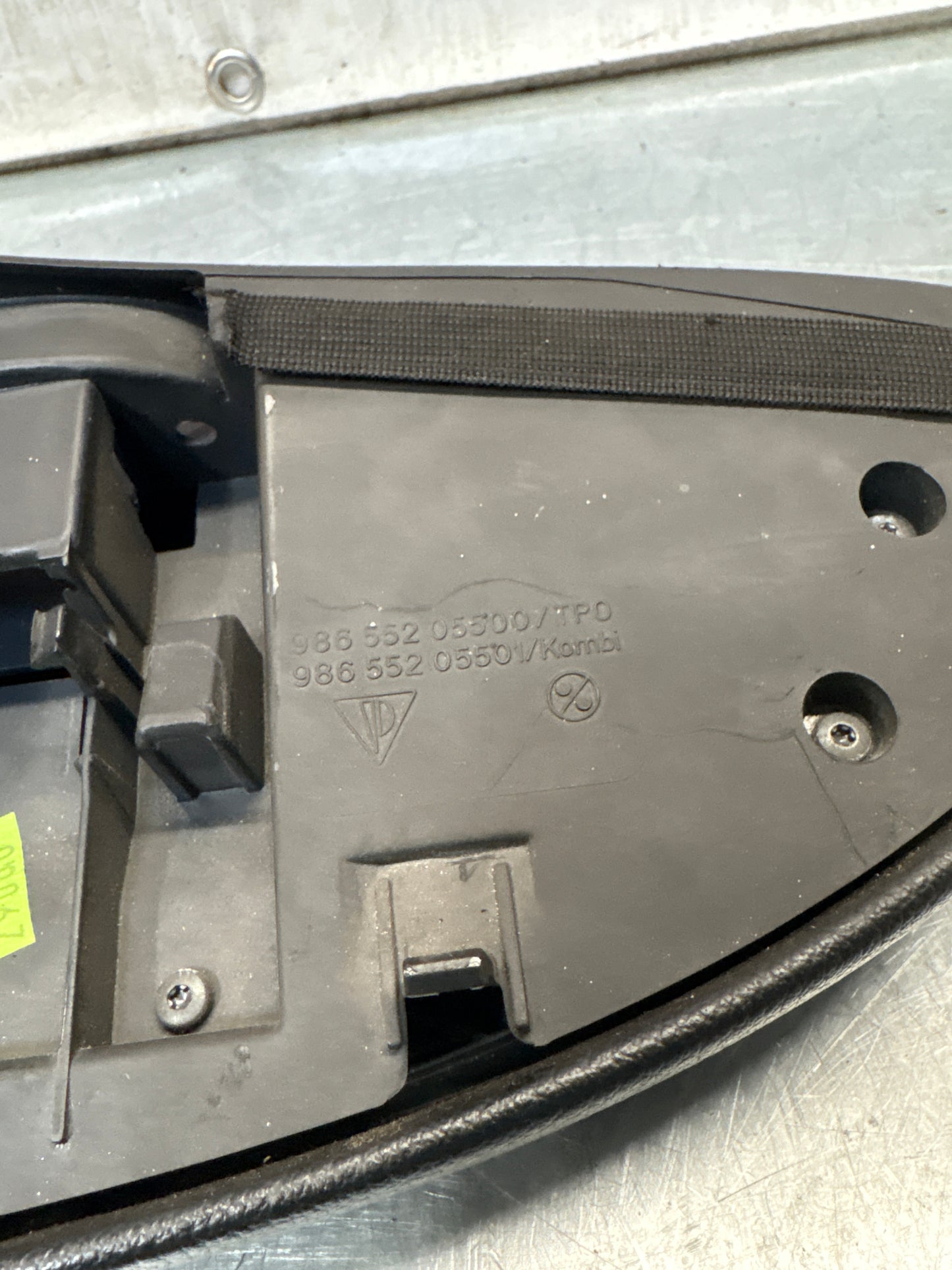 Porsche Boxster 986 dashboard cluster trim,black used 98655205500 / 98655205501